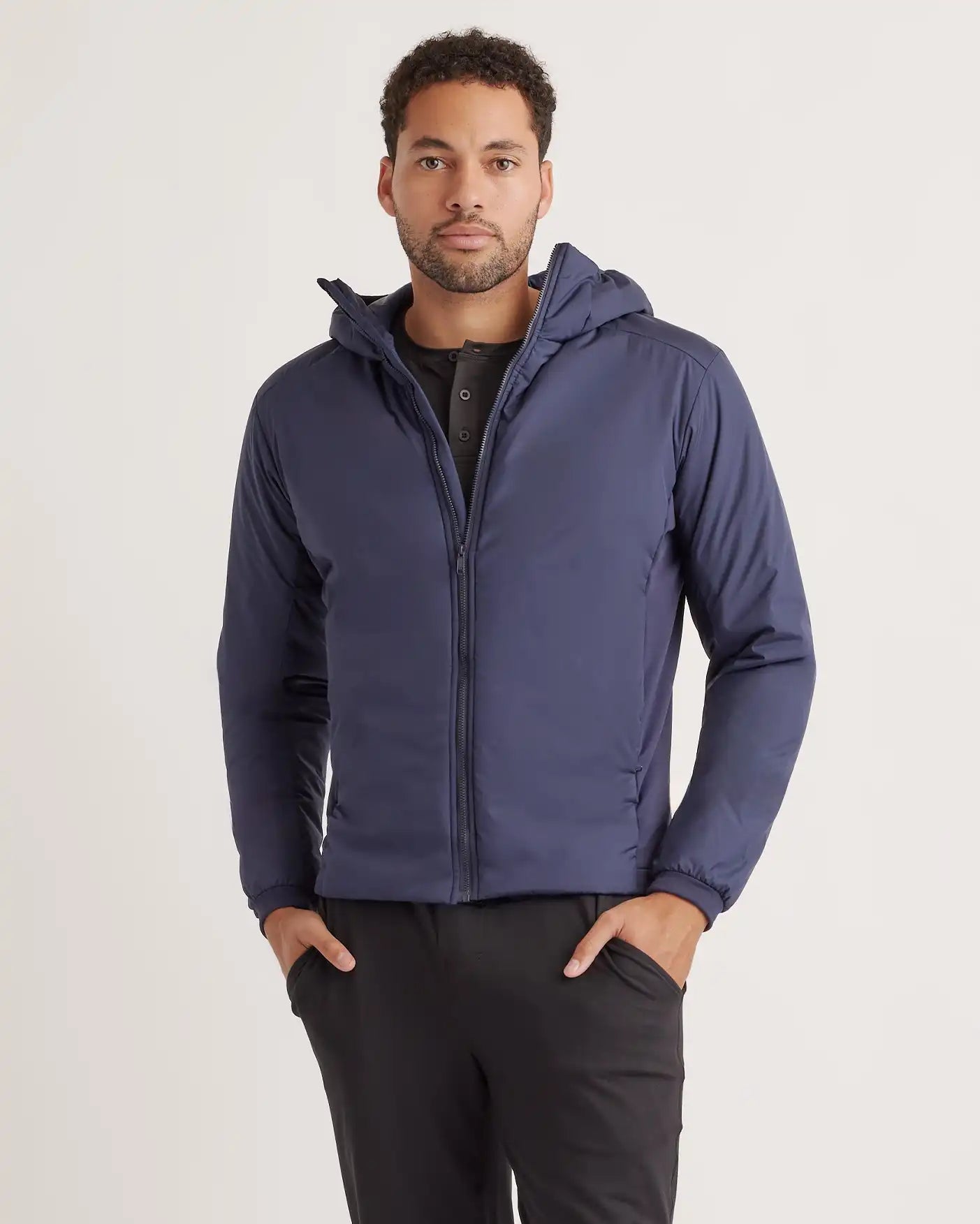 Hybrid Insulated Lightweight Hooded Jacket