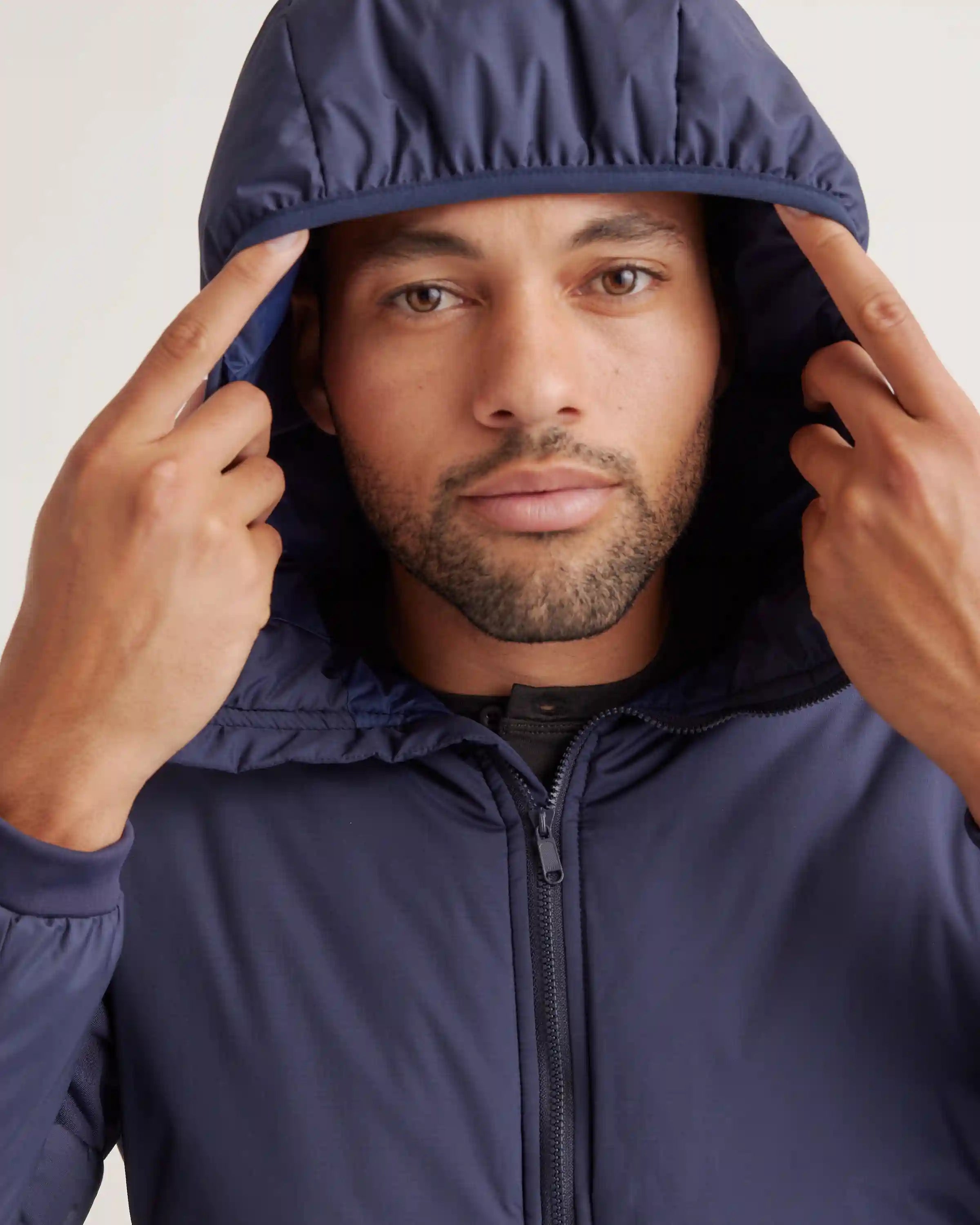 Hybrid Insulated Lightweight Hooded Jacket