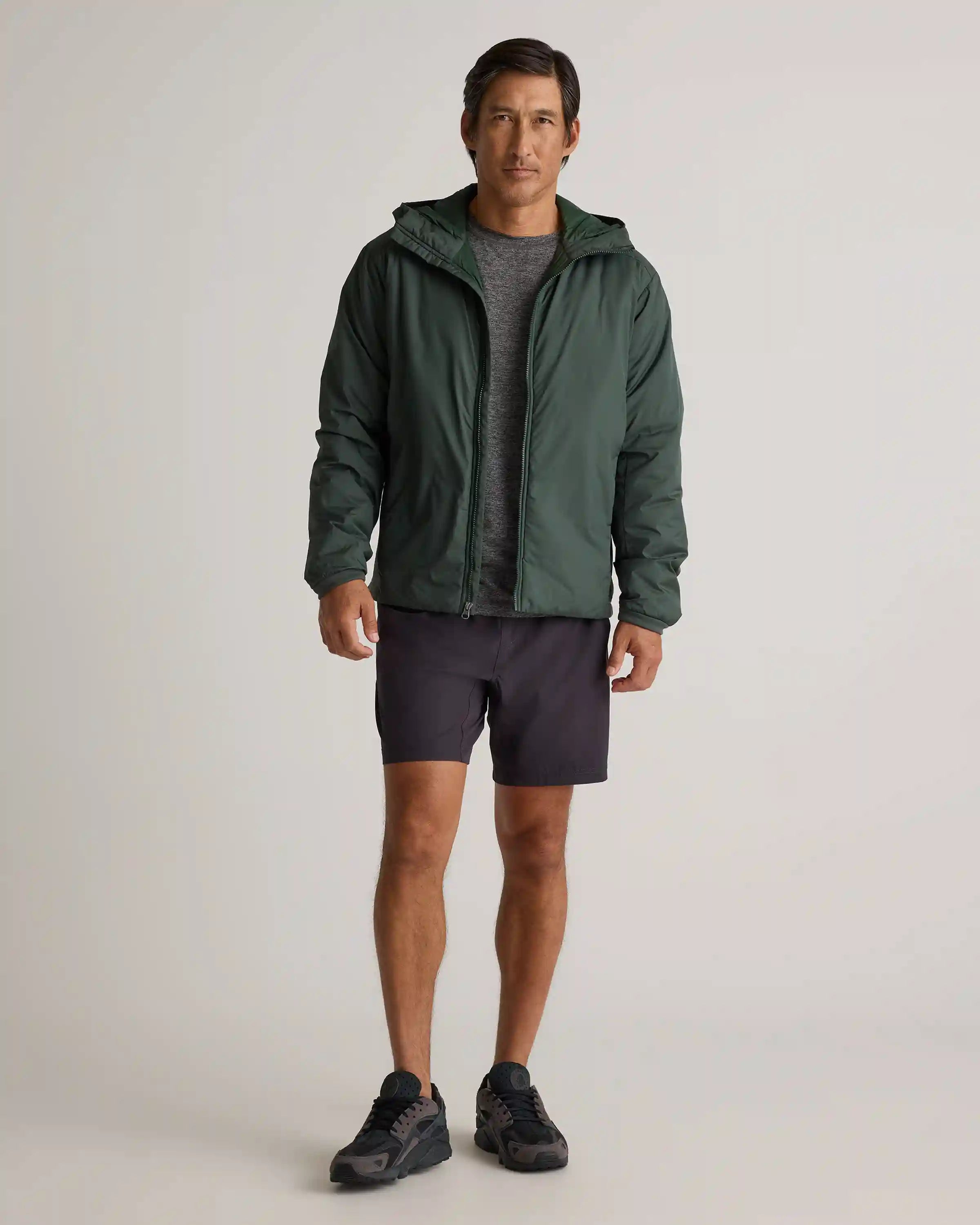 Hybrid Insulated Lightweight Hooded Jacket