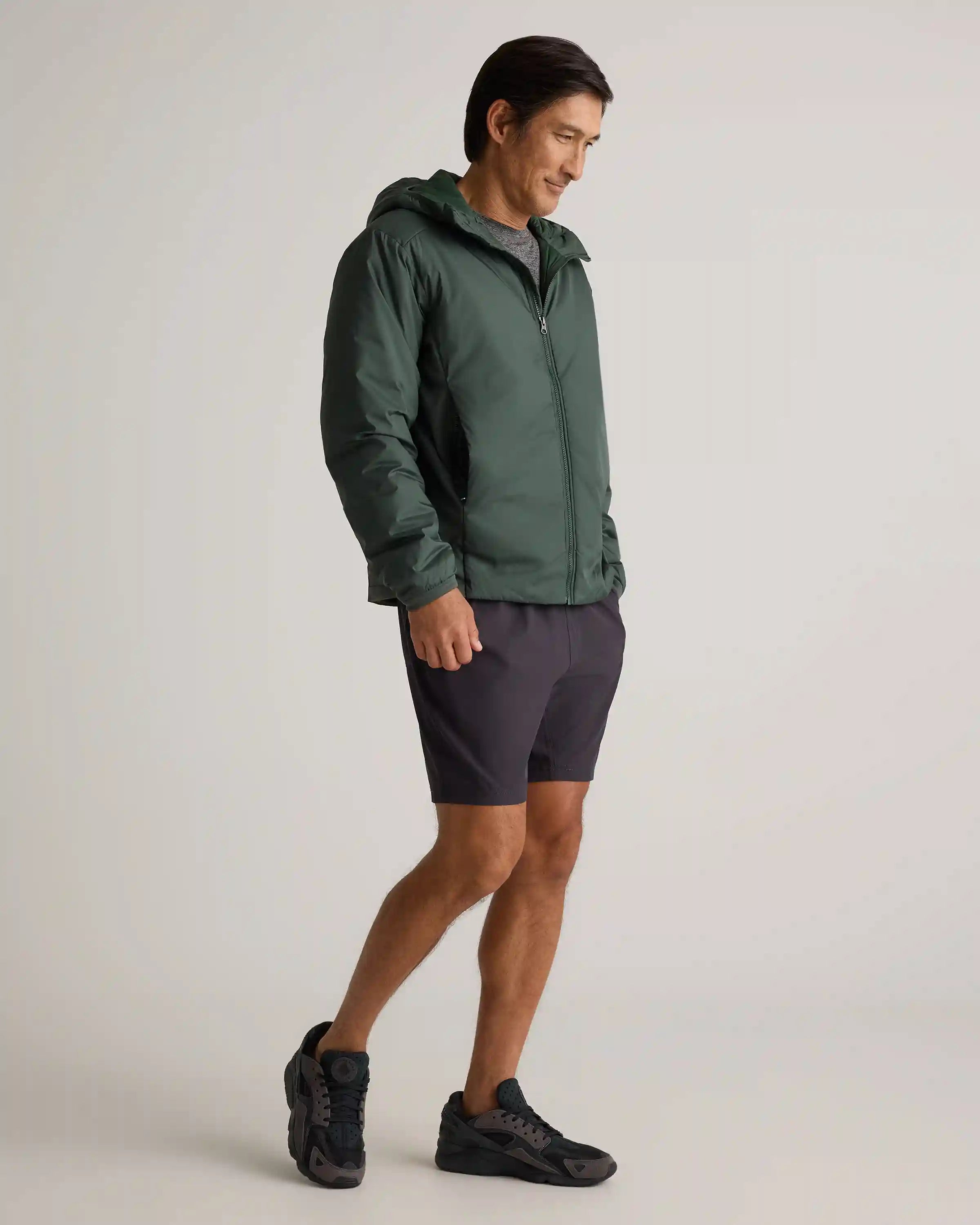Hybrid Insulated Lightweight Hooded Jacket