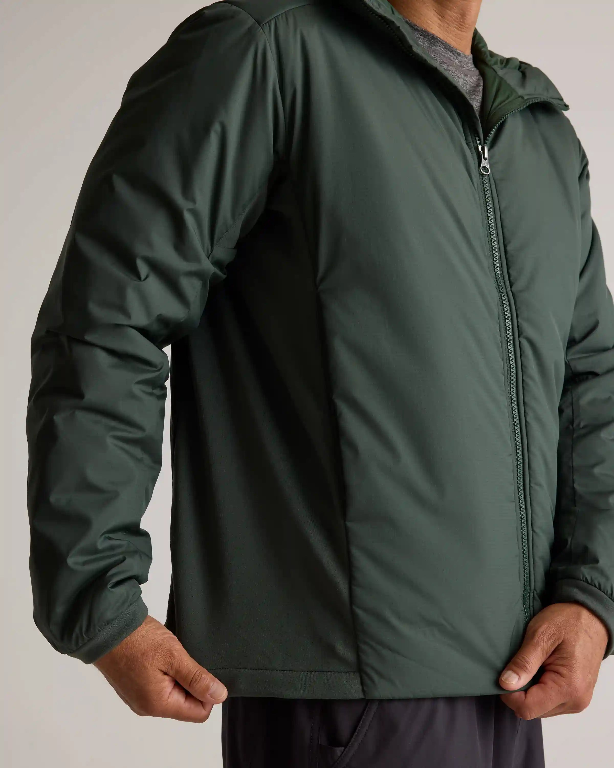 Hybrid Insulated Lightweight Hooded Jacket