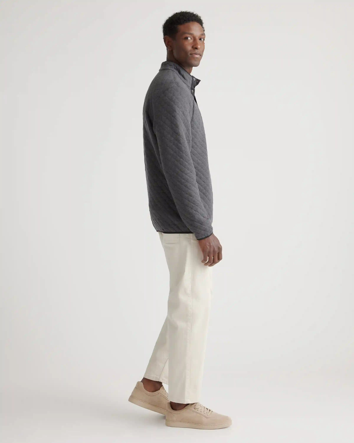 Reversible Quilted Pullover