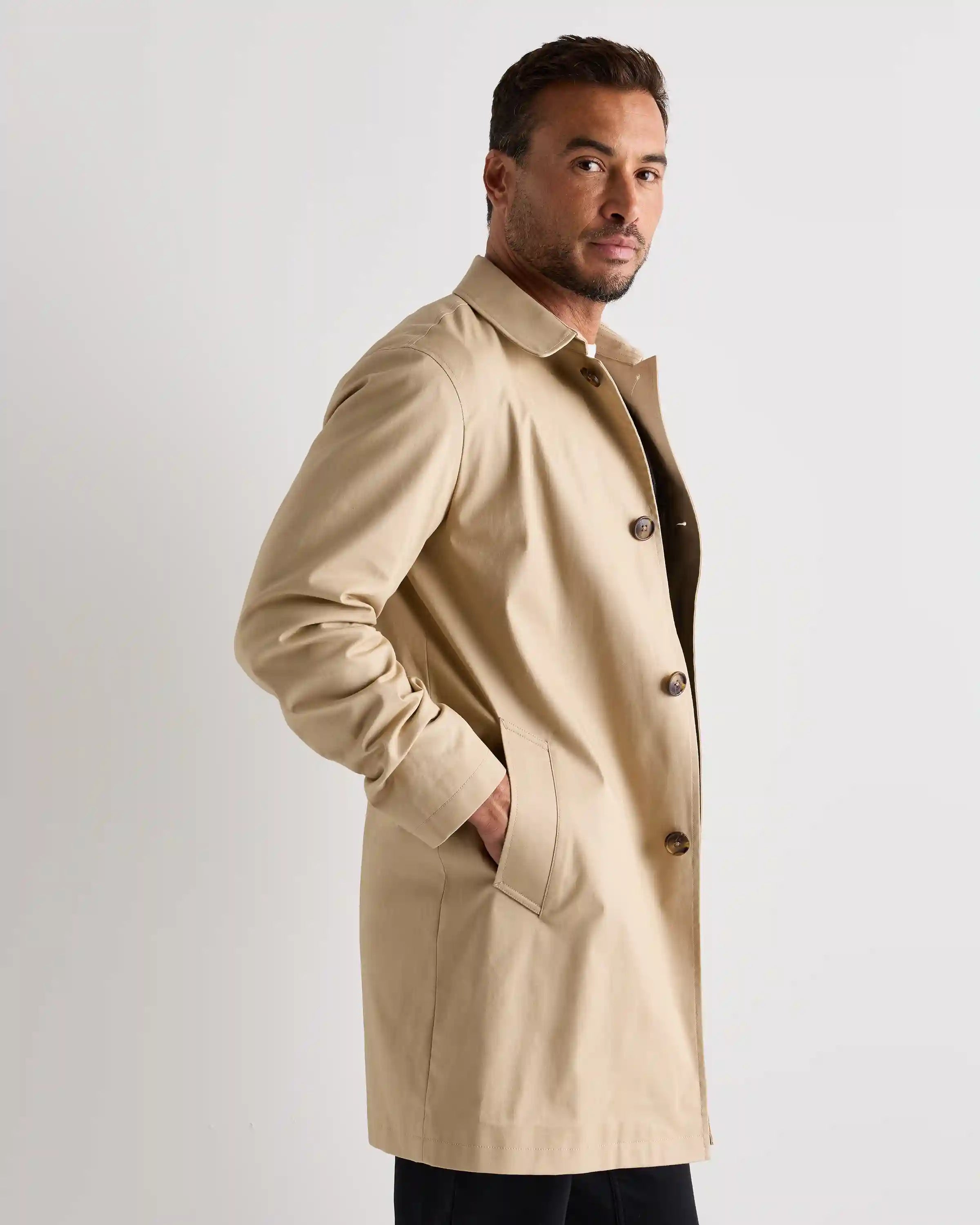 Comfort Stretch Trench Coat