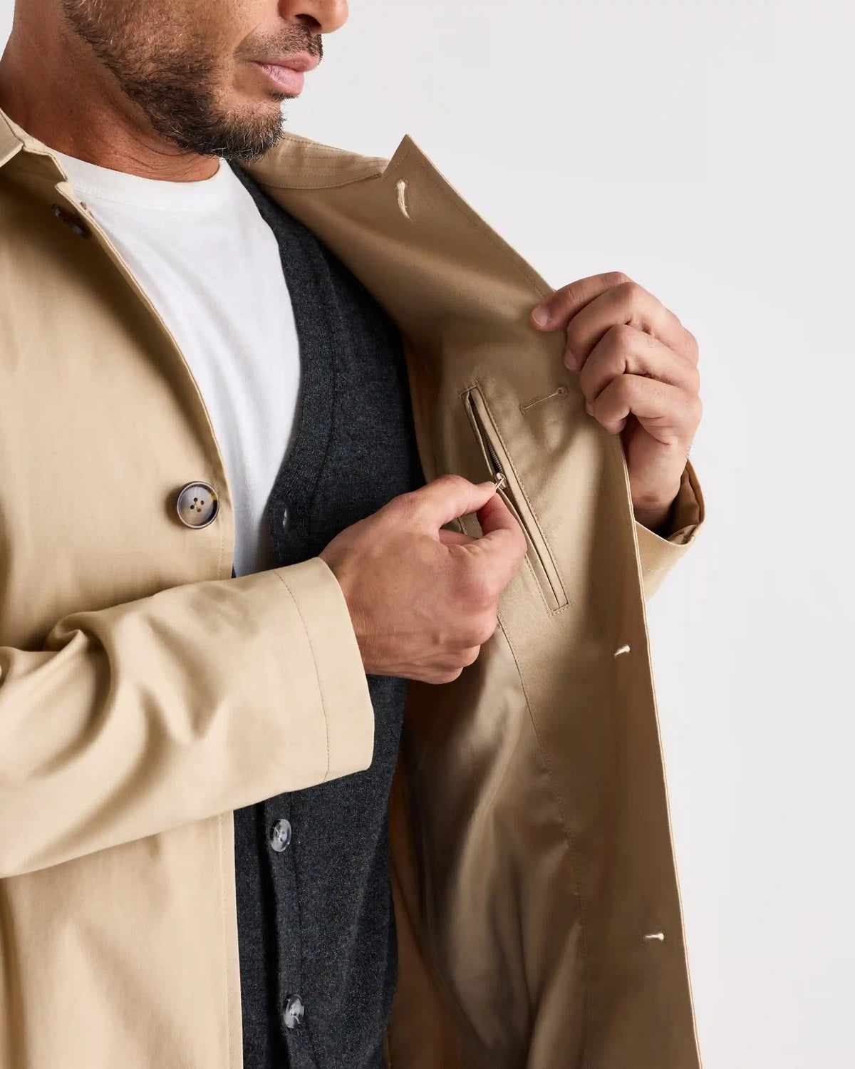 Comfort Stretch Trench Coat