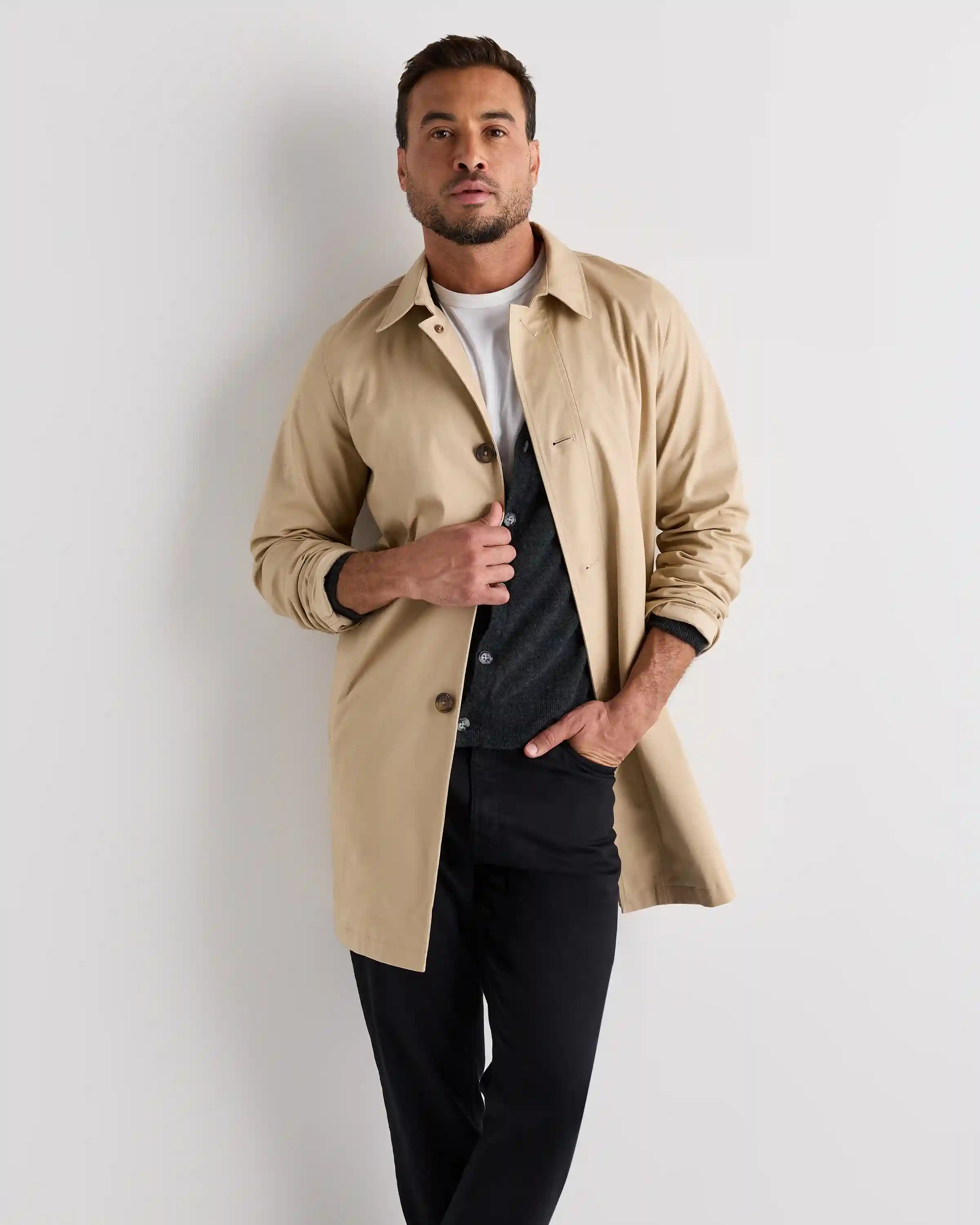 Comfort Stretch Trench Coat