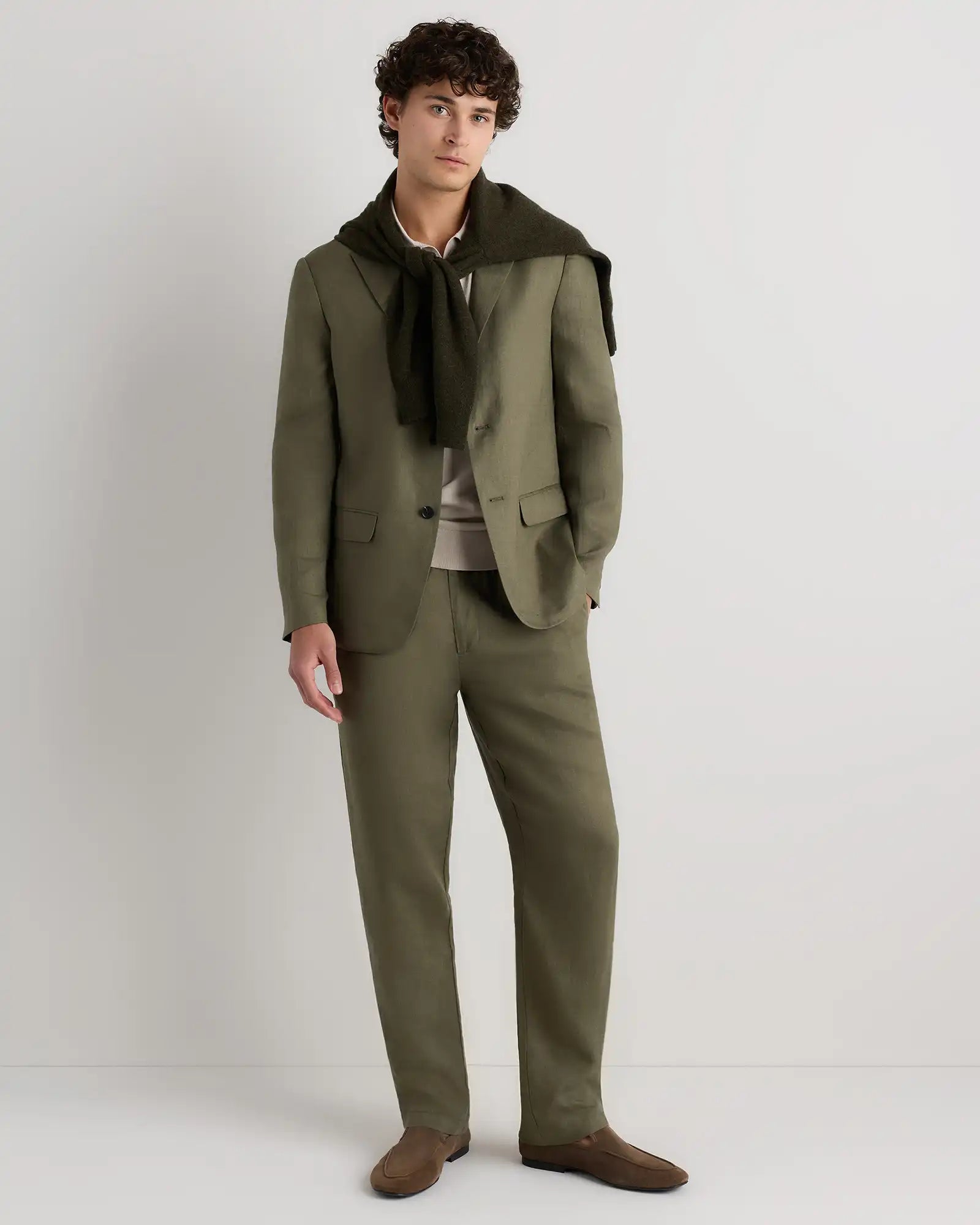100% European Linen Blazer