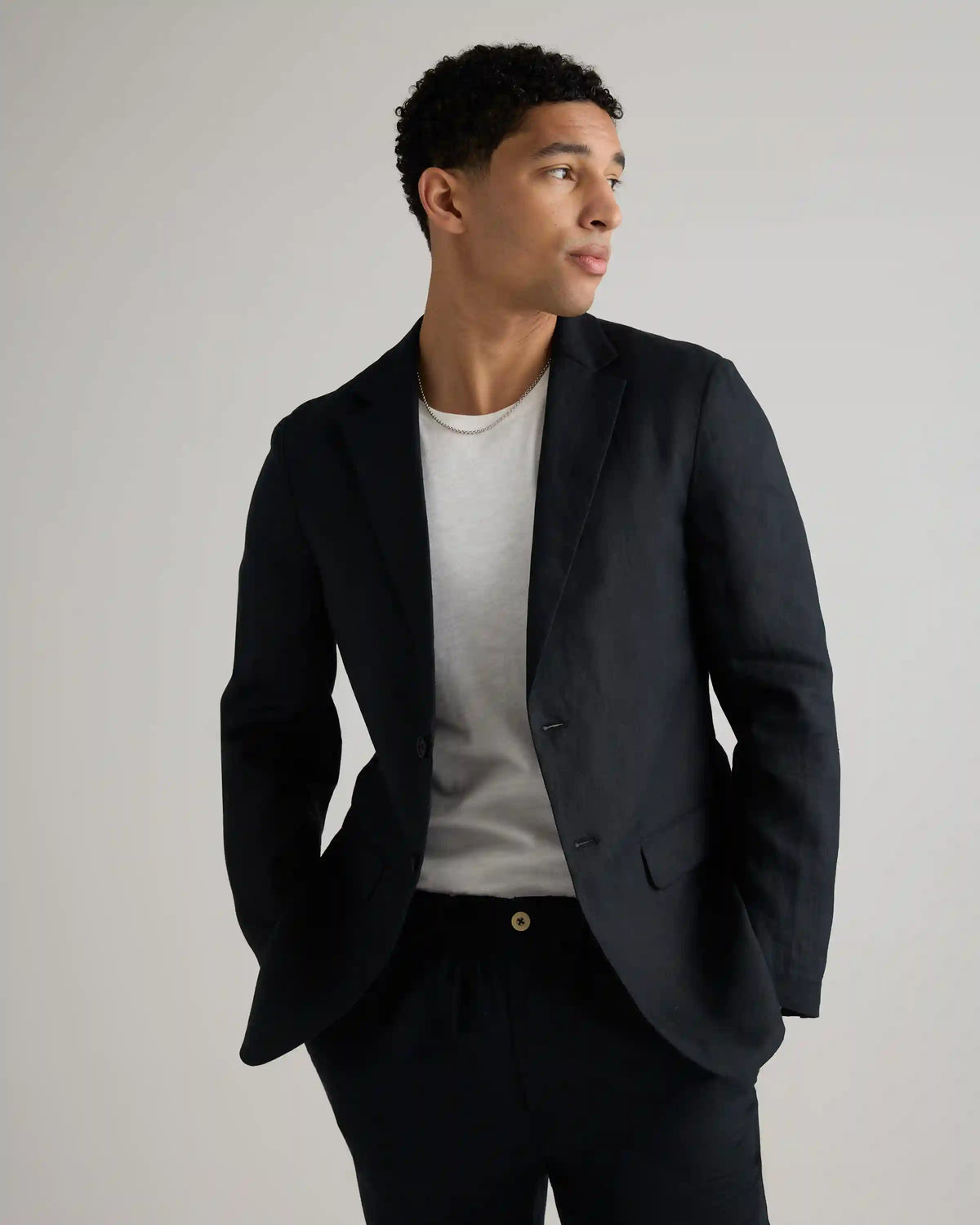 100% European Linen Blazer