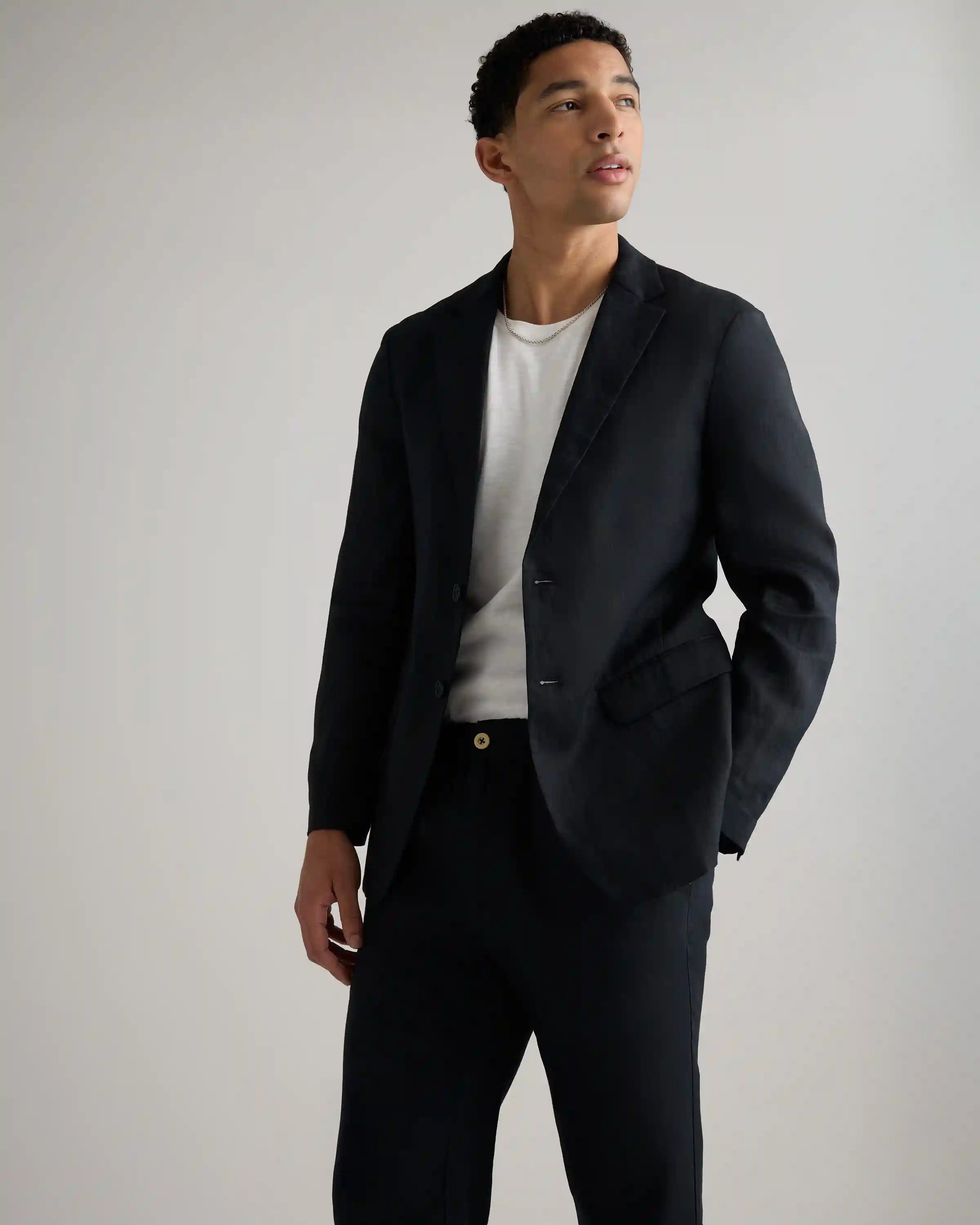 100% European Linen Blazer