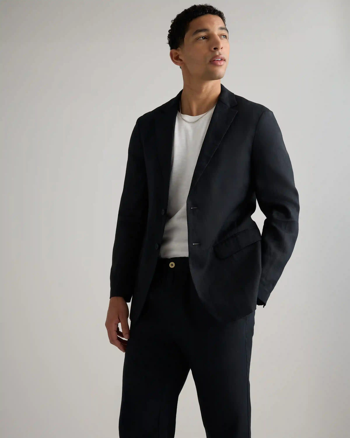 100% European Linen Blazer