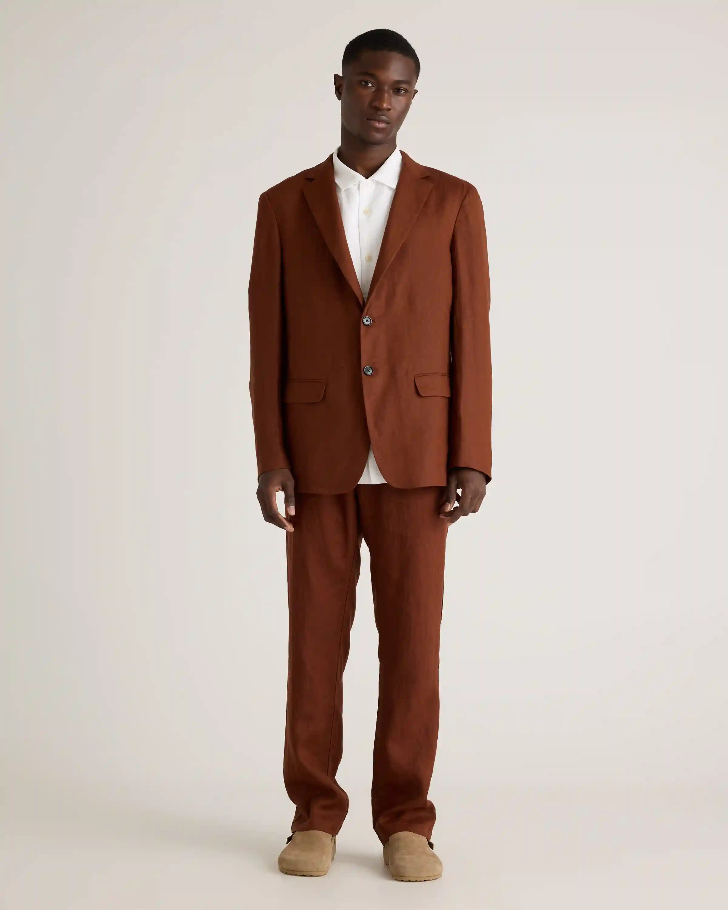 100% European Linen Blazer