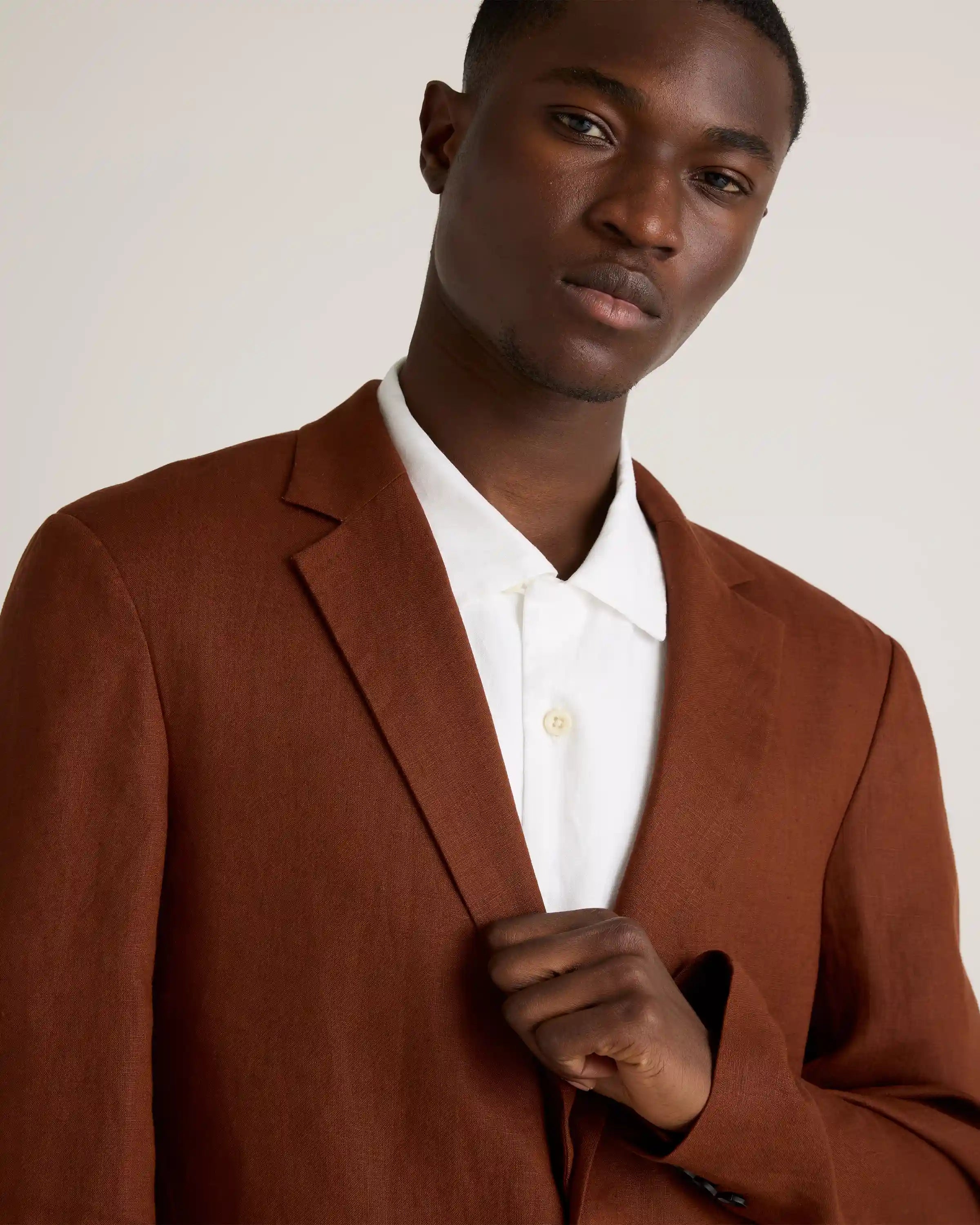 100% European Linen Blazer