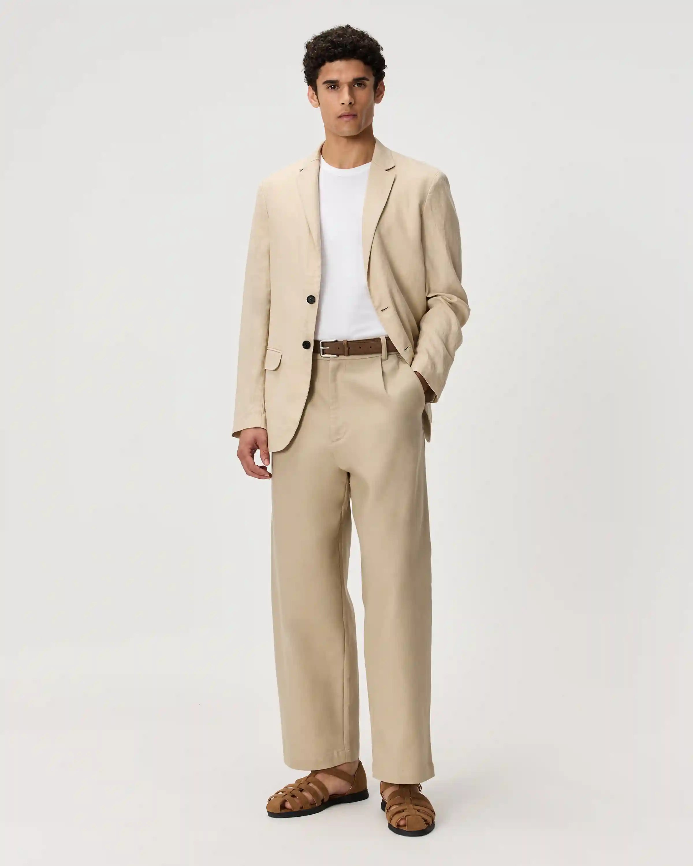 100% European Linen Blazer