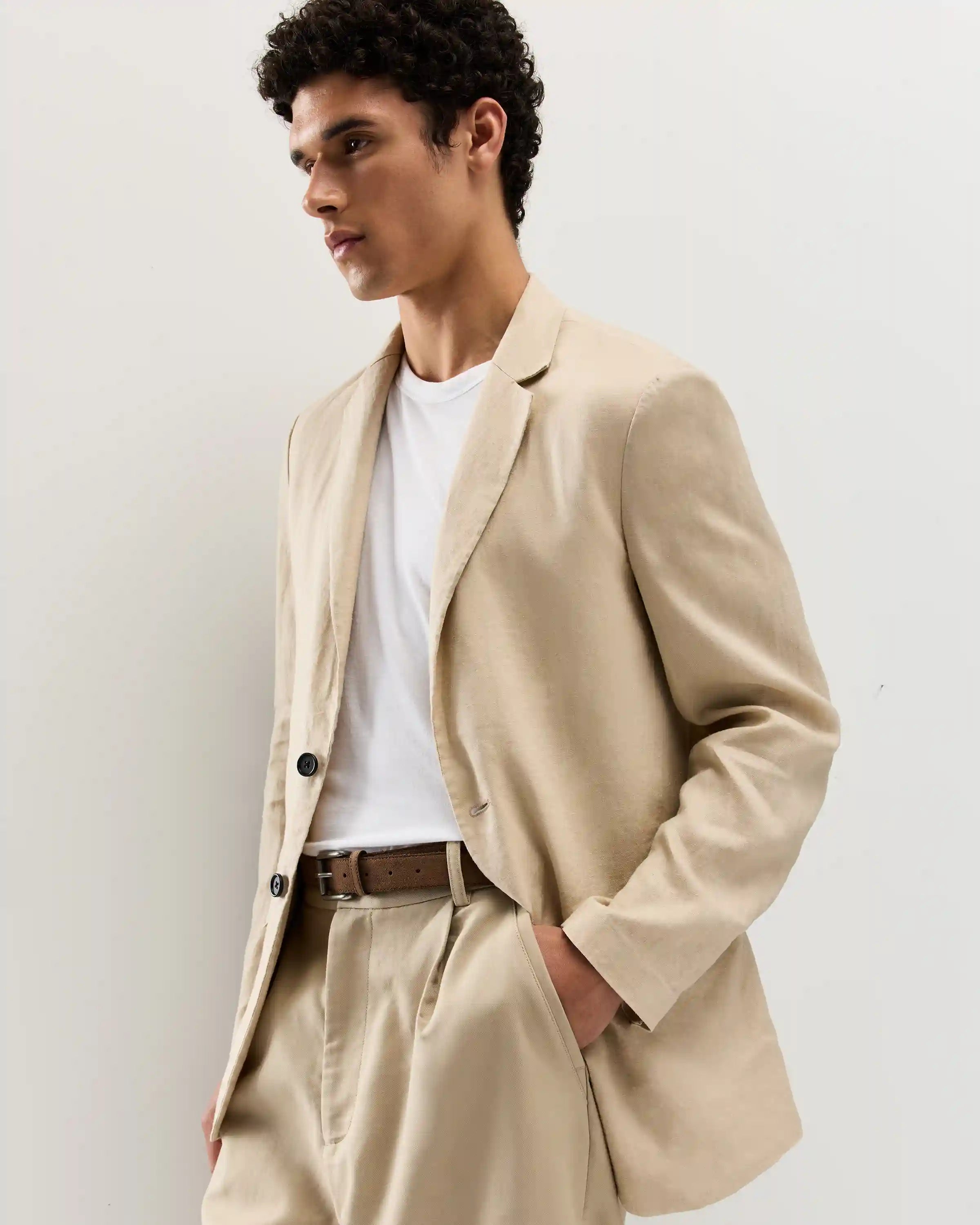 100% European Linen Blazer