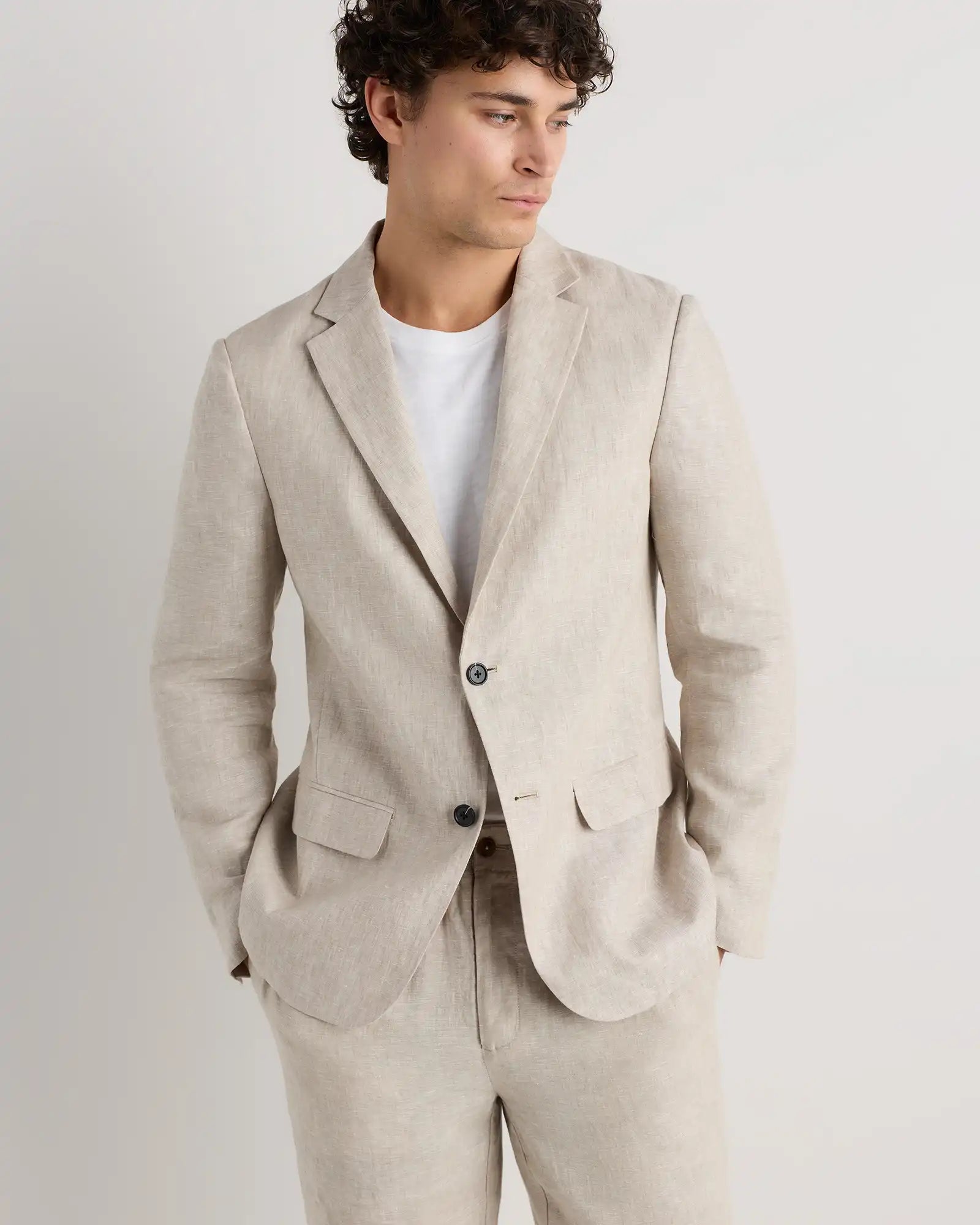100% European Linen Blazer