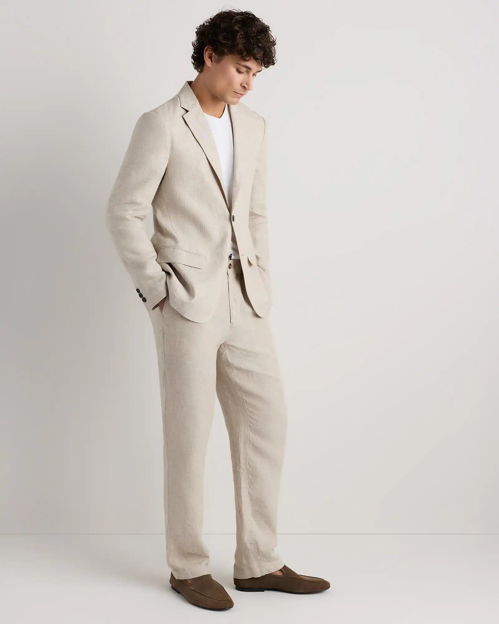 100% European Linen Blazer