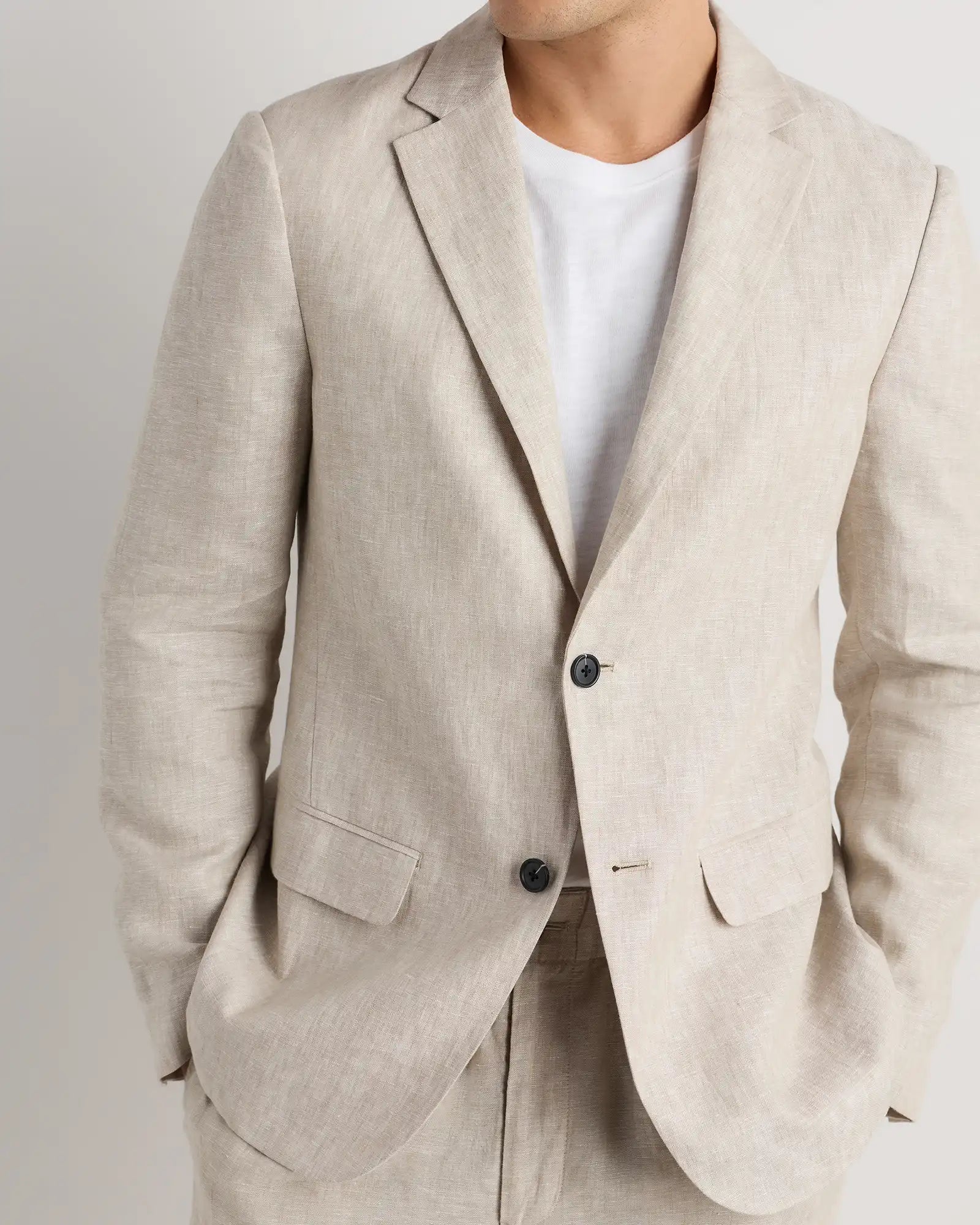 100% European Linen Blazer