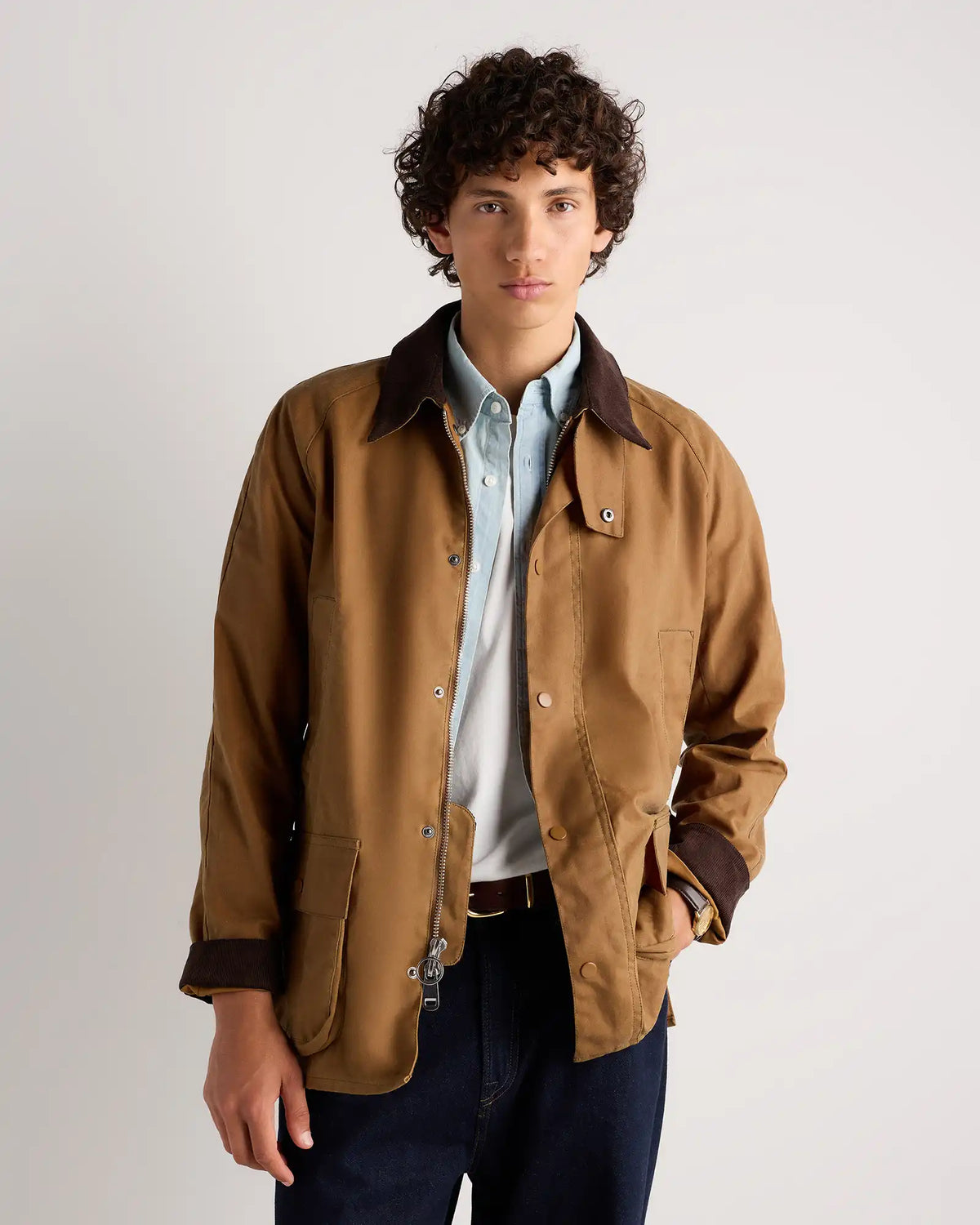 Organic Waxed Cotton Barn Jacket