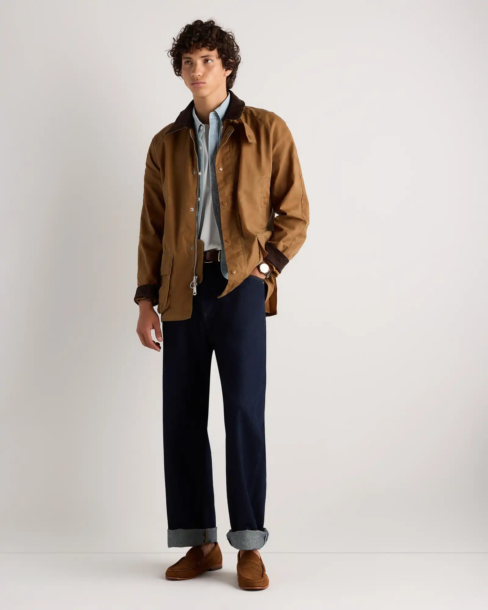 Organic Waxed Cotton Barn Jacket