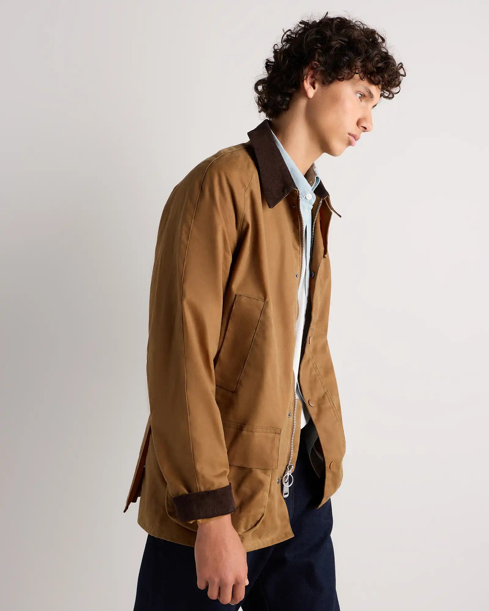 Organic Waxed Cotton Barn Jacket