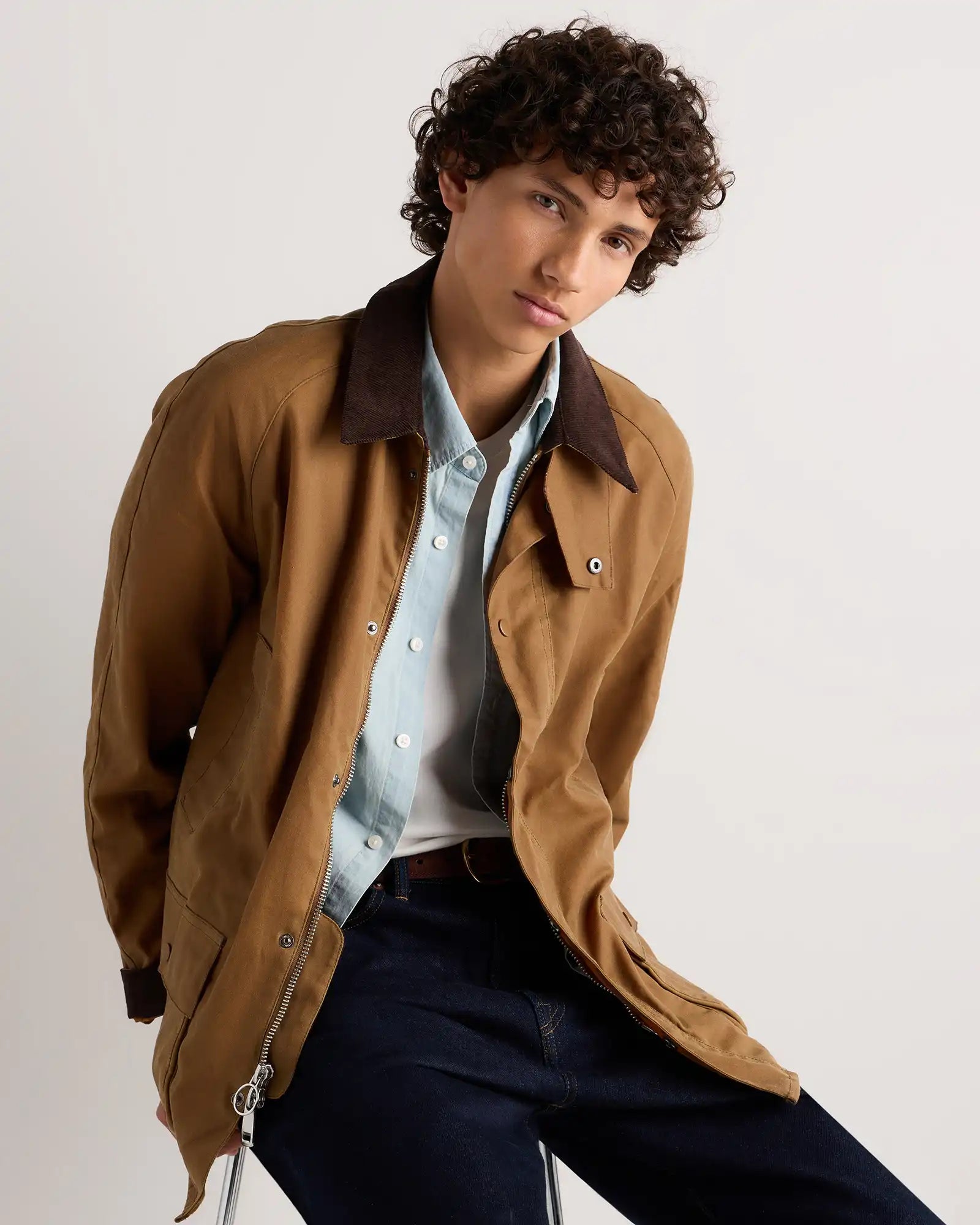 Organic Waxed Cotton Barn Jacket