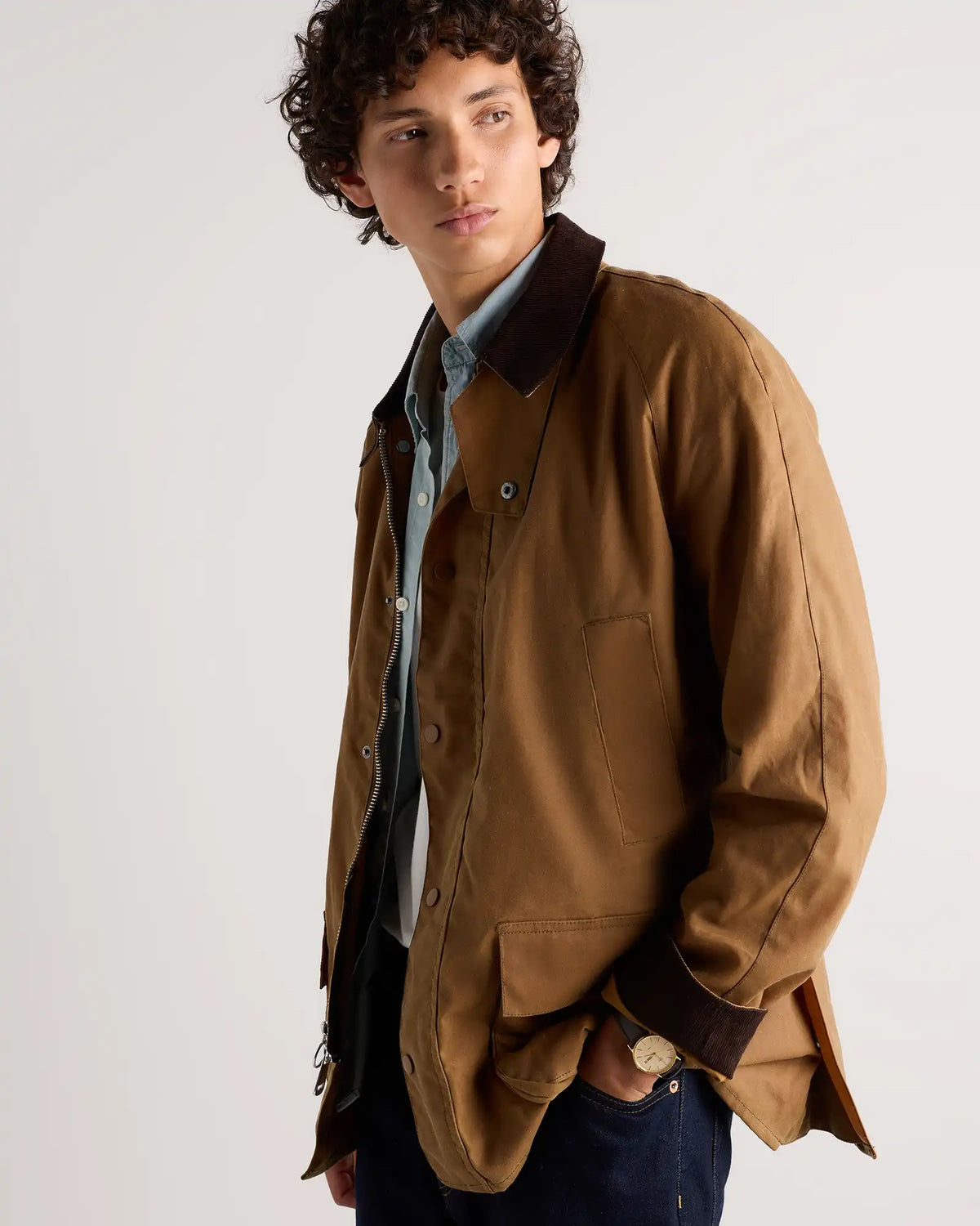 Organic Waxed Cotton Barn Jacket
