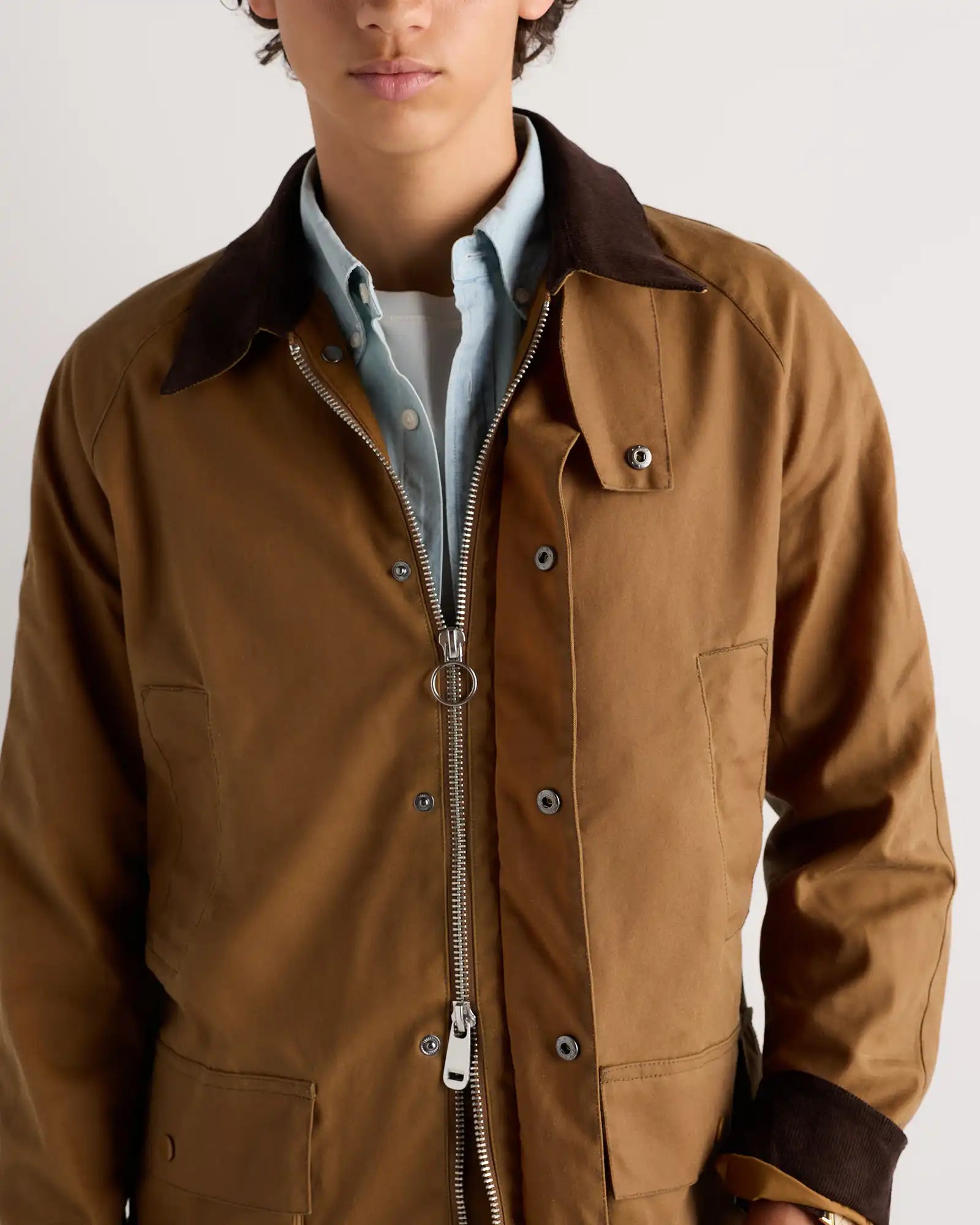 Organic Waxed Cotton Barn Jacket