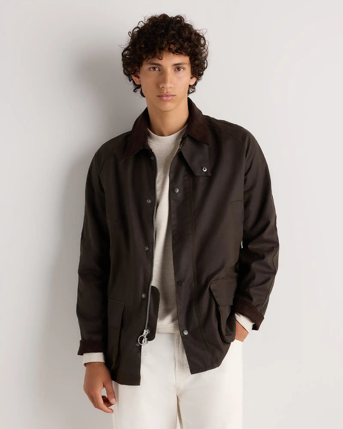 Organic Waxed Cotton Barn Jacket