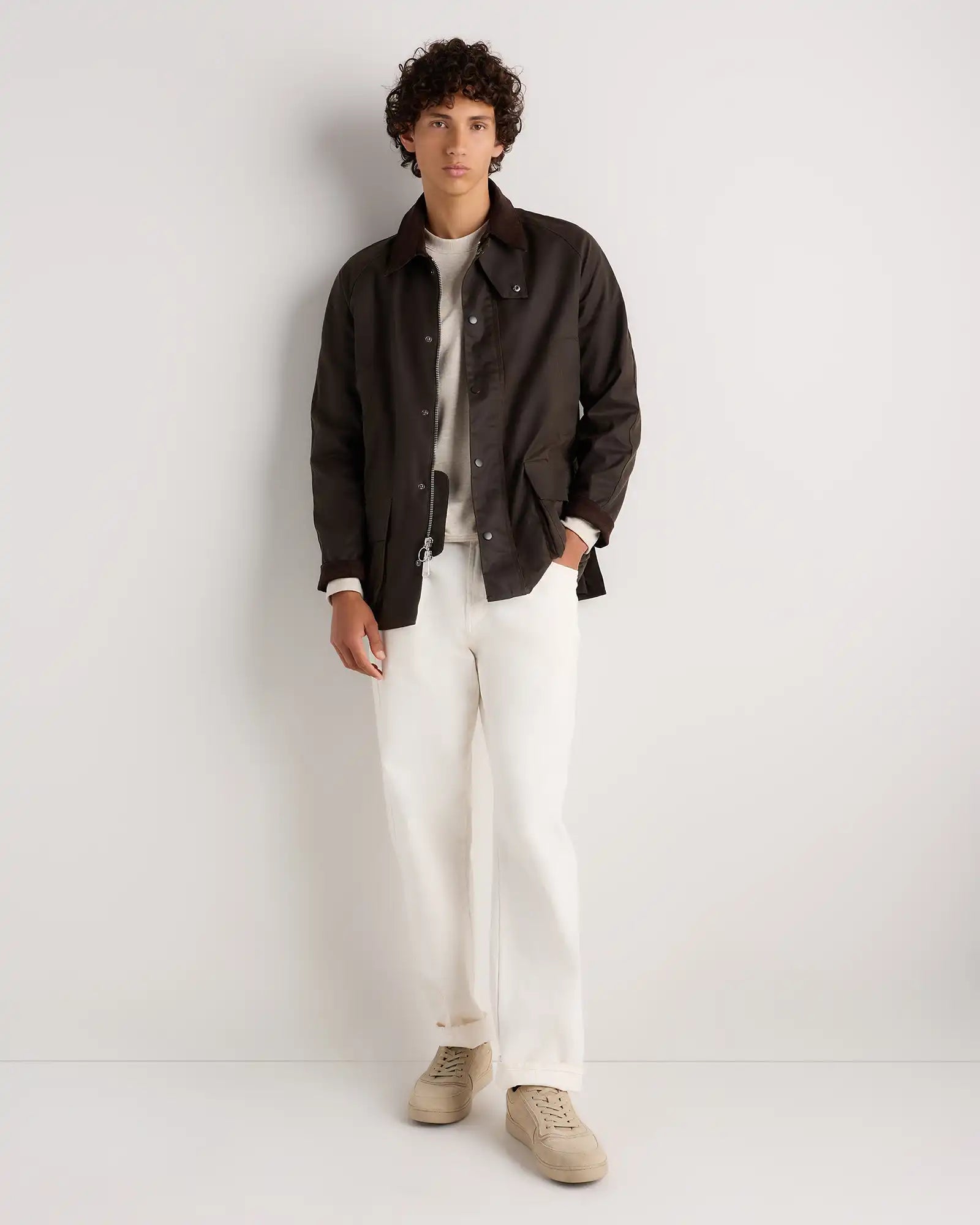 Organic Waxed Cotton Barn Jacket
