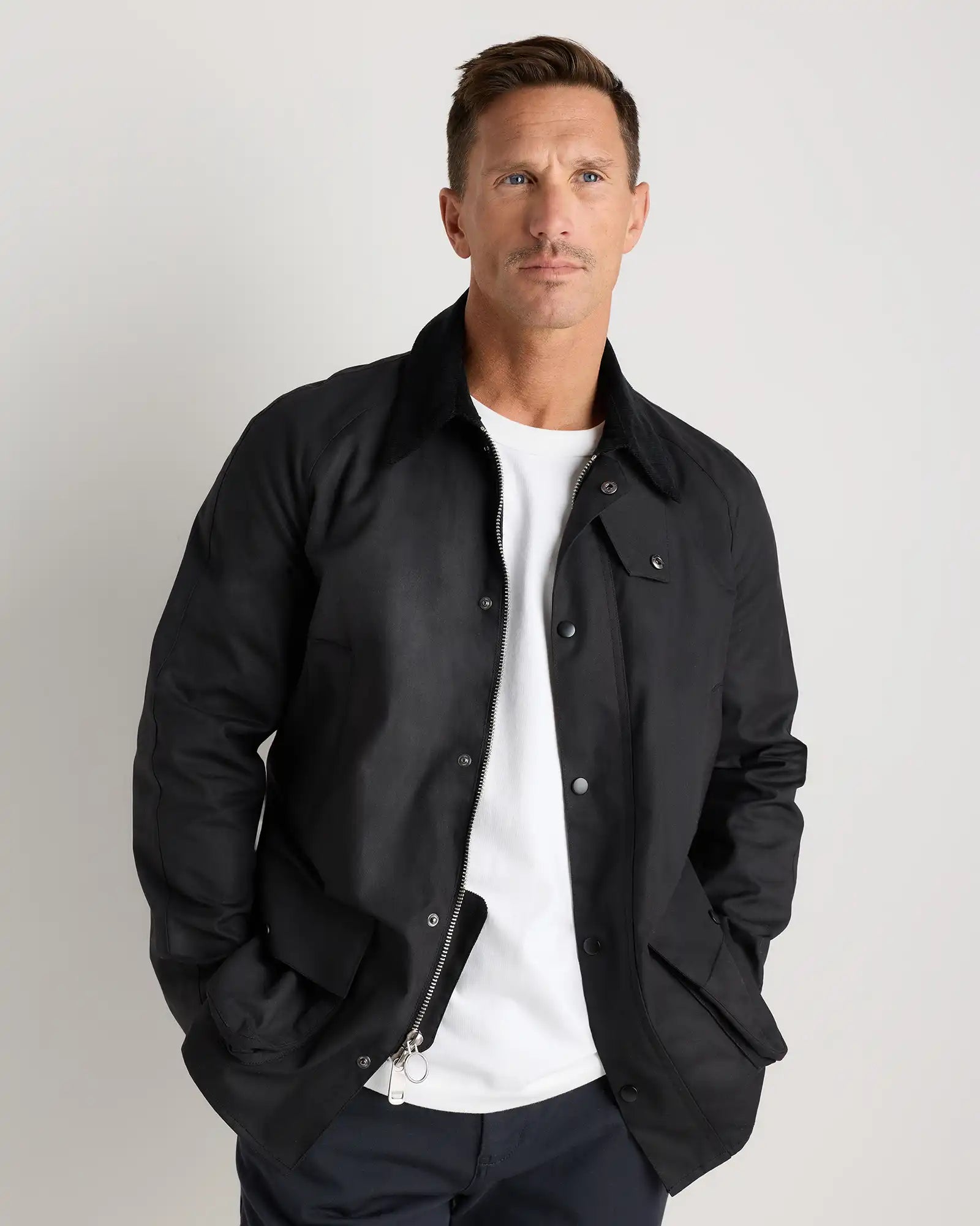 Organic Waxed Cotton Barn Jacket