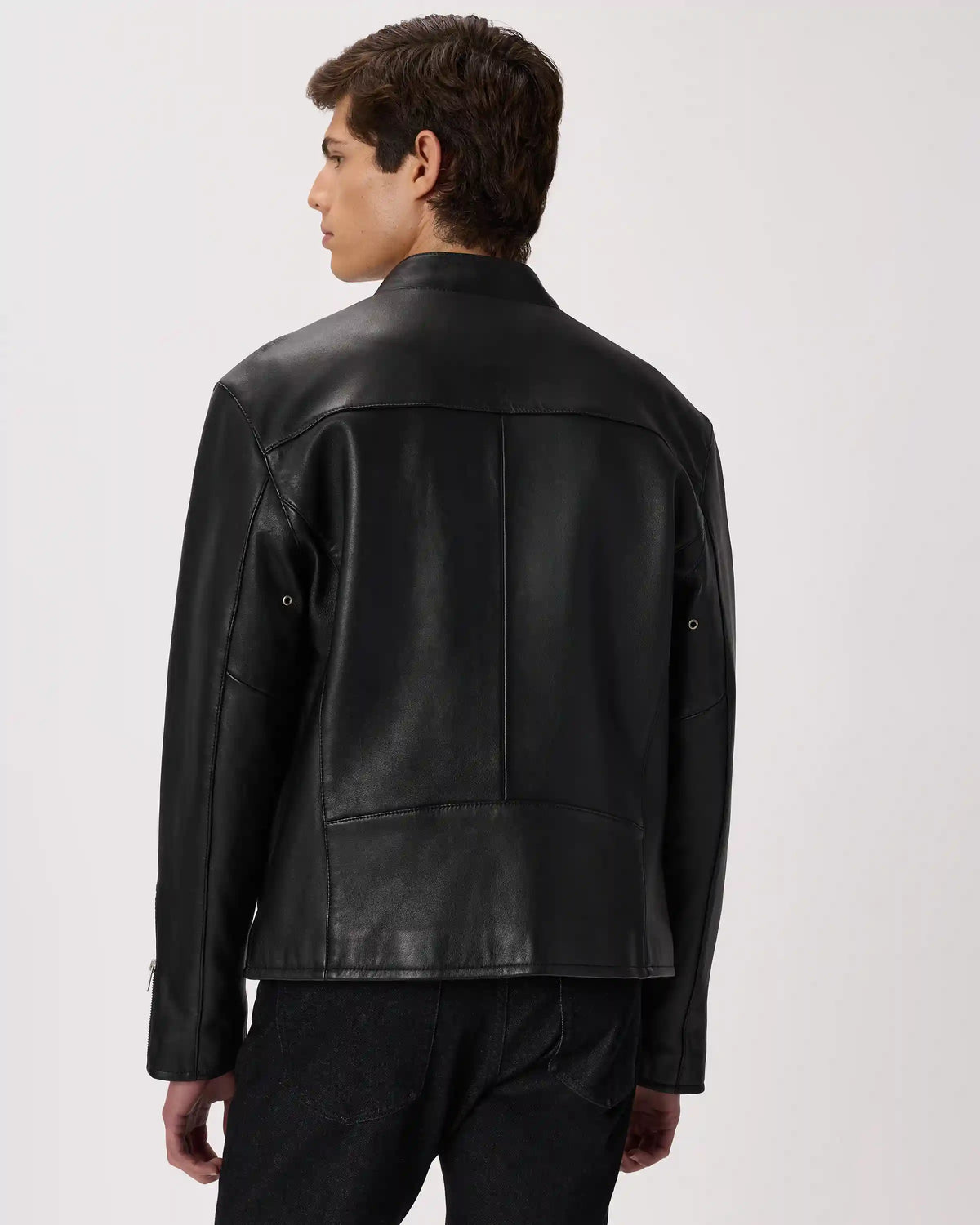 100% Leather Café Racer Jacket