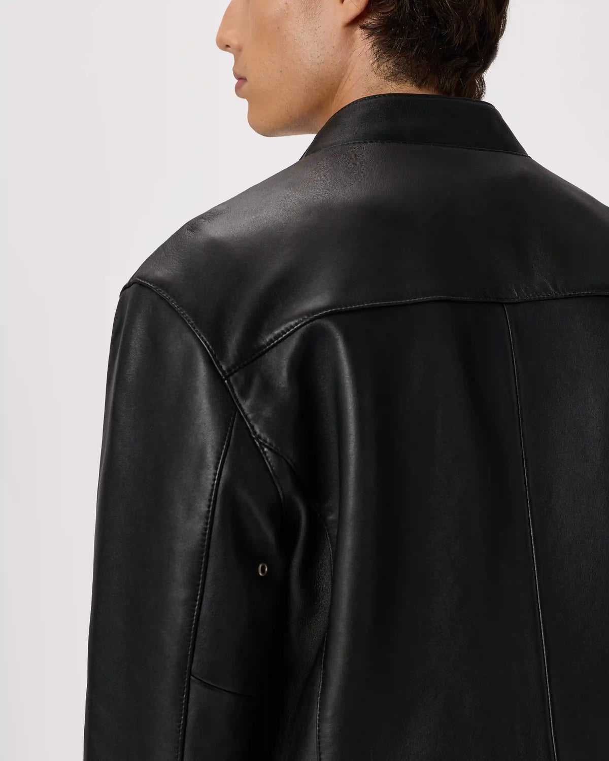 100% Leather Café Racer Jacket