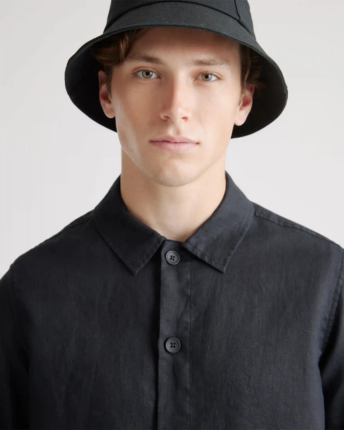 100% European Linen Chore Jacket