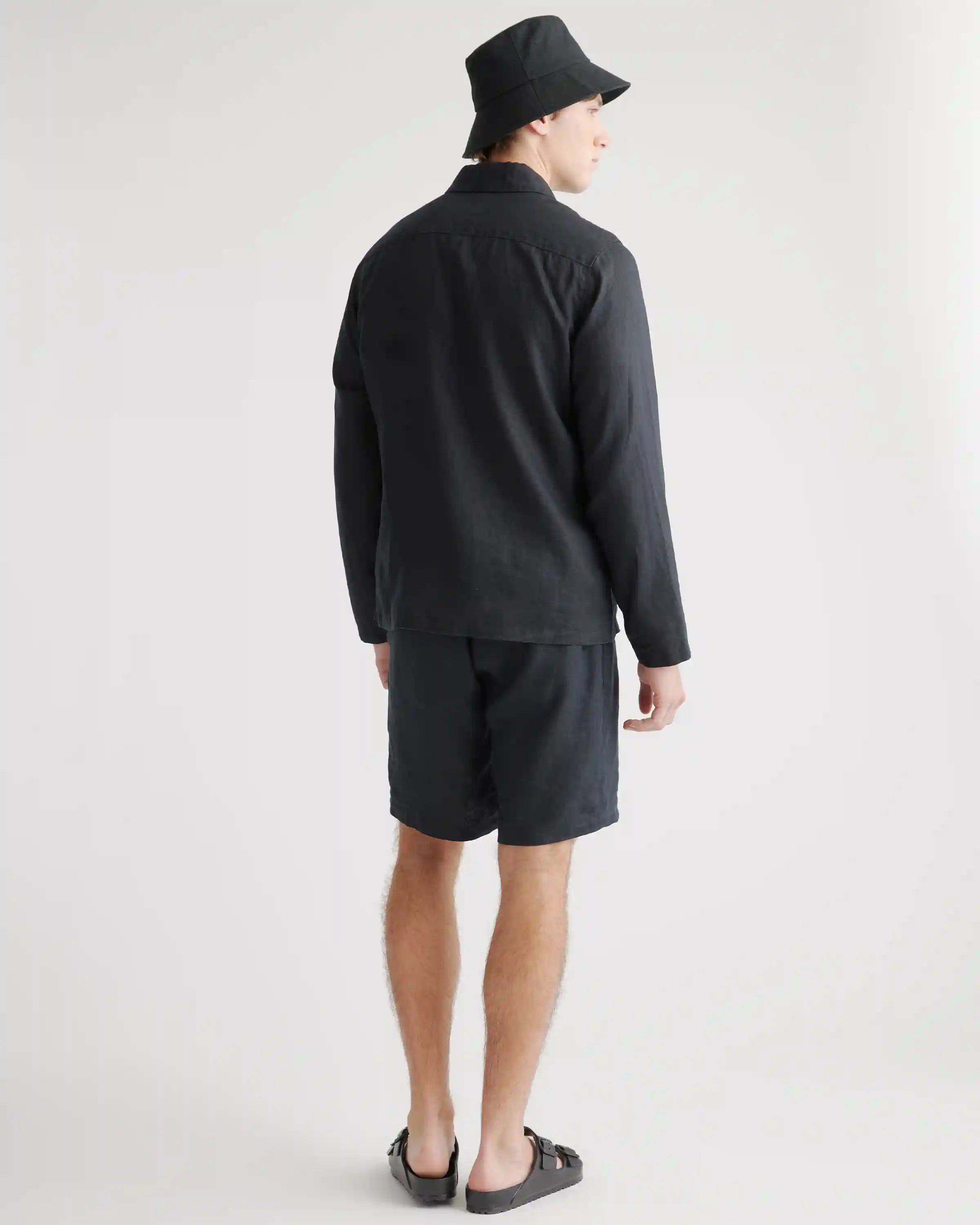 100% European Linen Chore Jacket