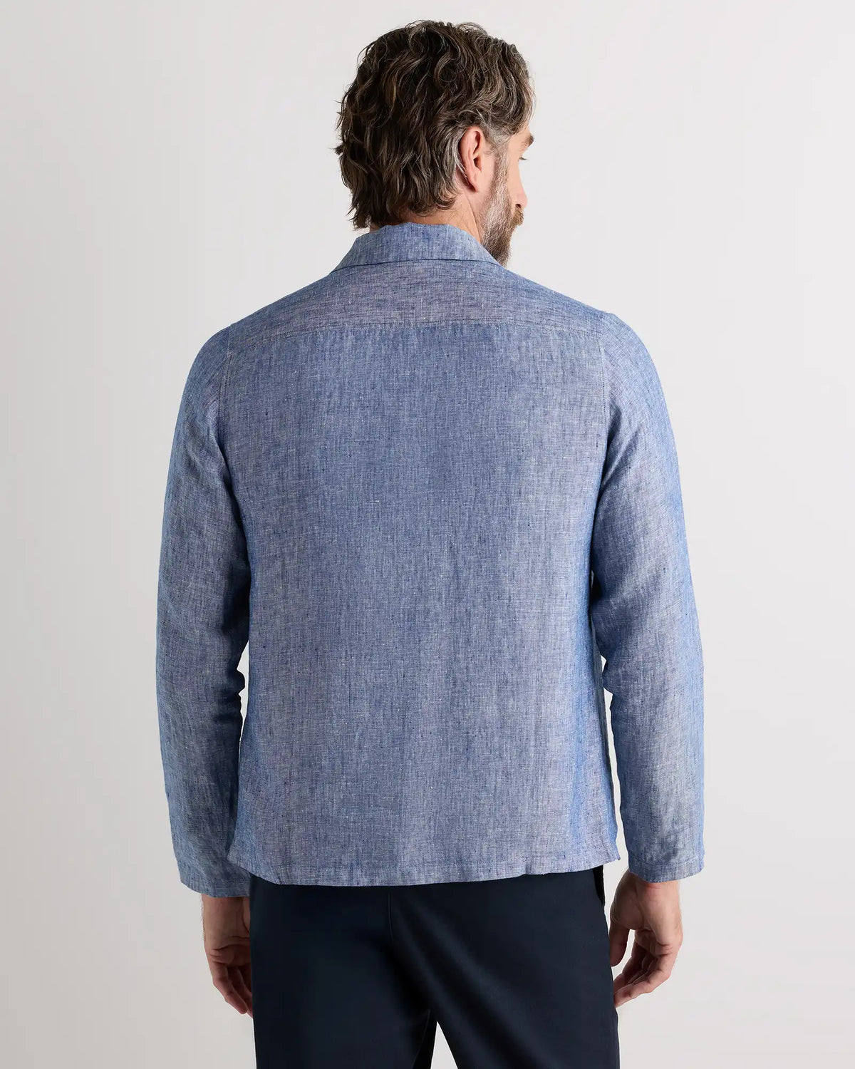 100% European Linen Chore Jacket