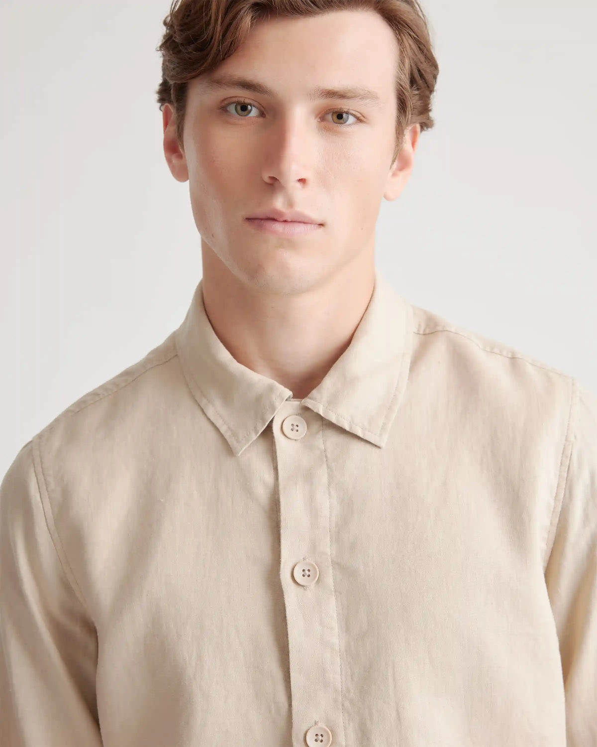 100% European Linen Chore Jacket