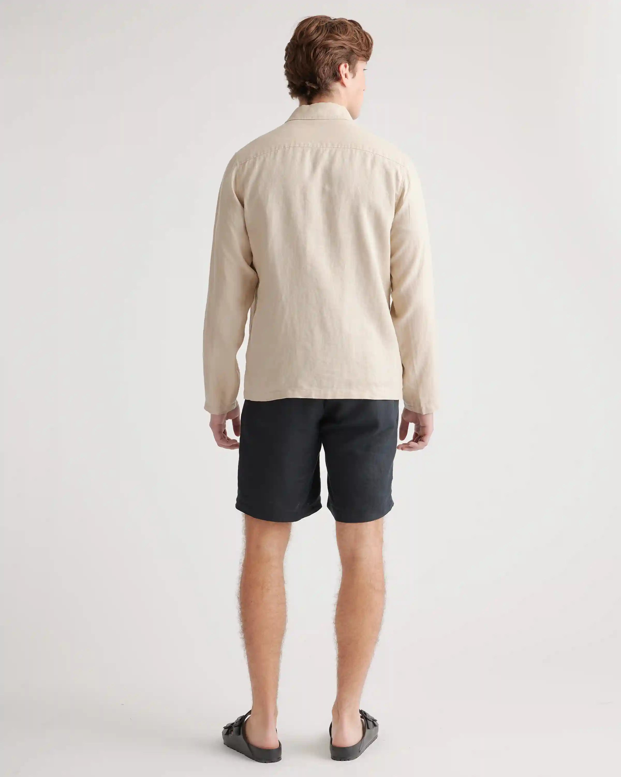 100% European Linen Chore Jacket