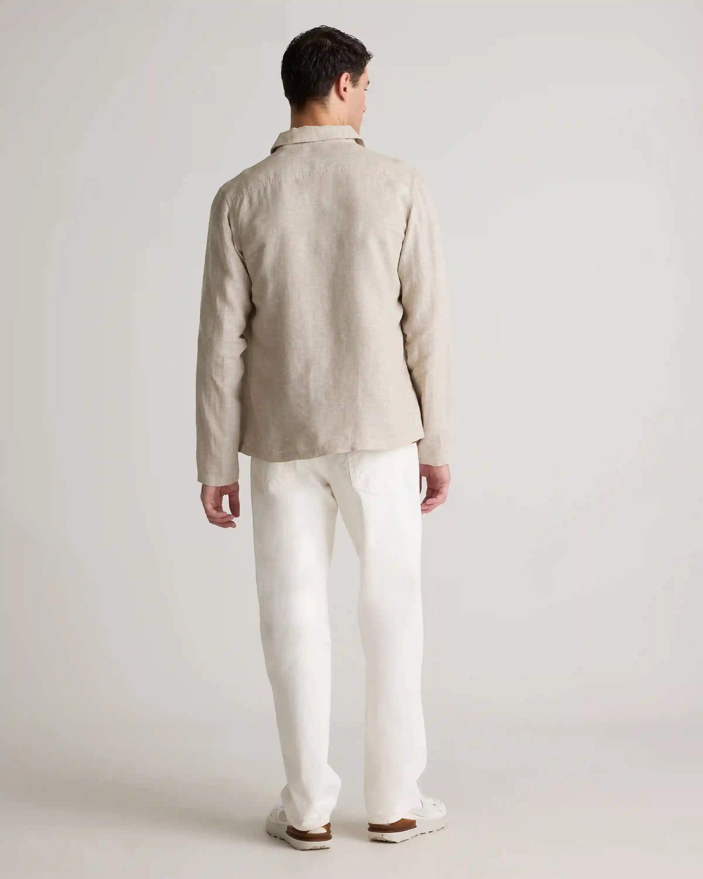 100% European Linen Chore Jacket