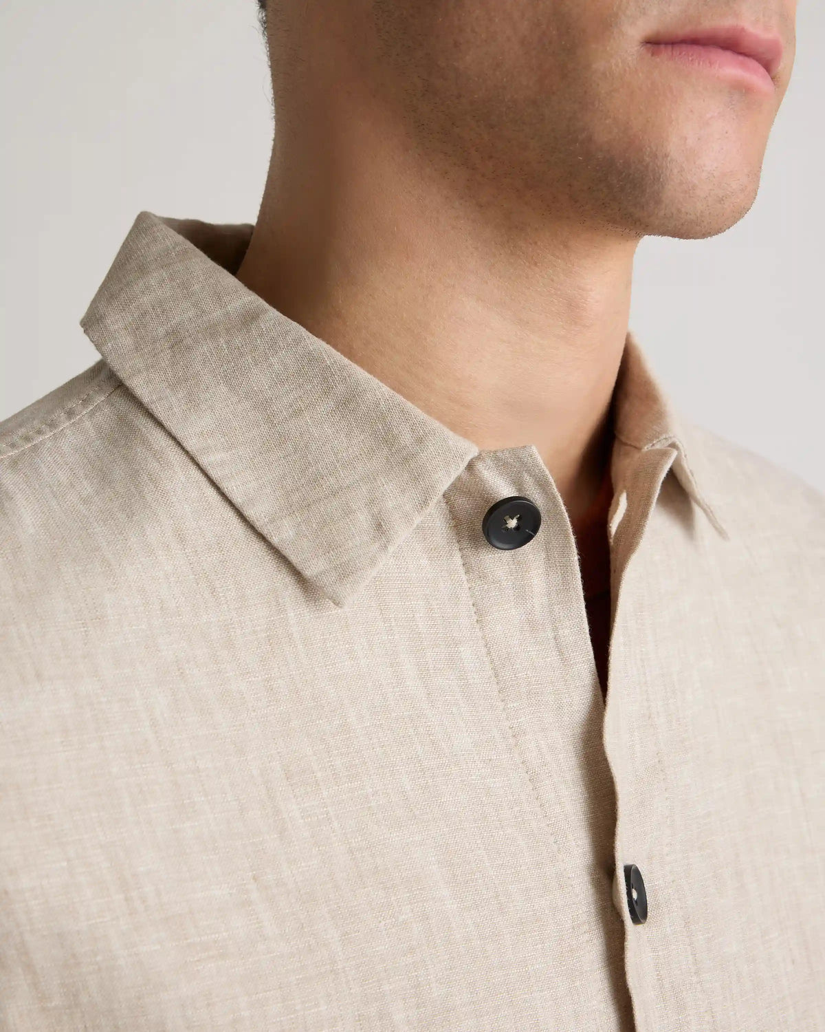 100% European Linen Chore Jacket