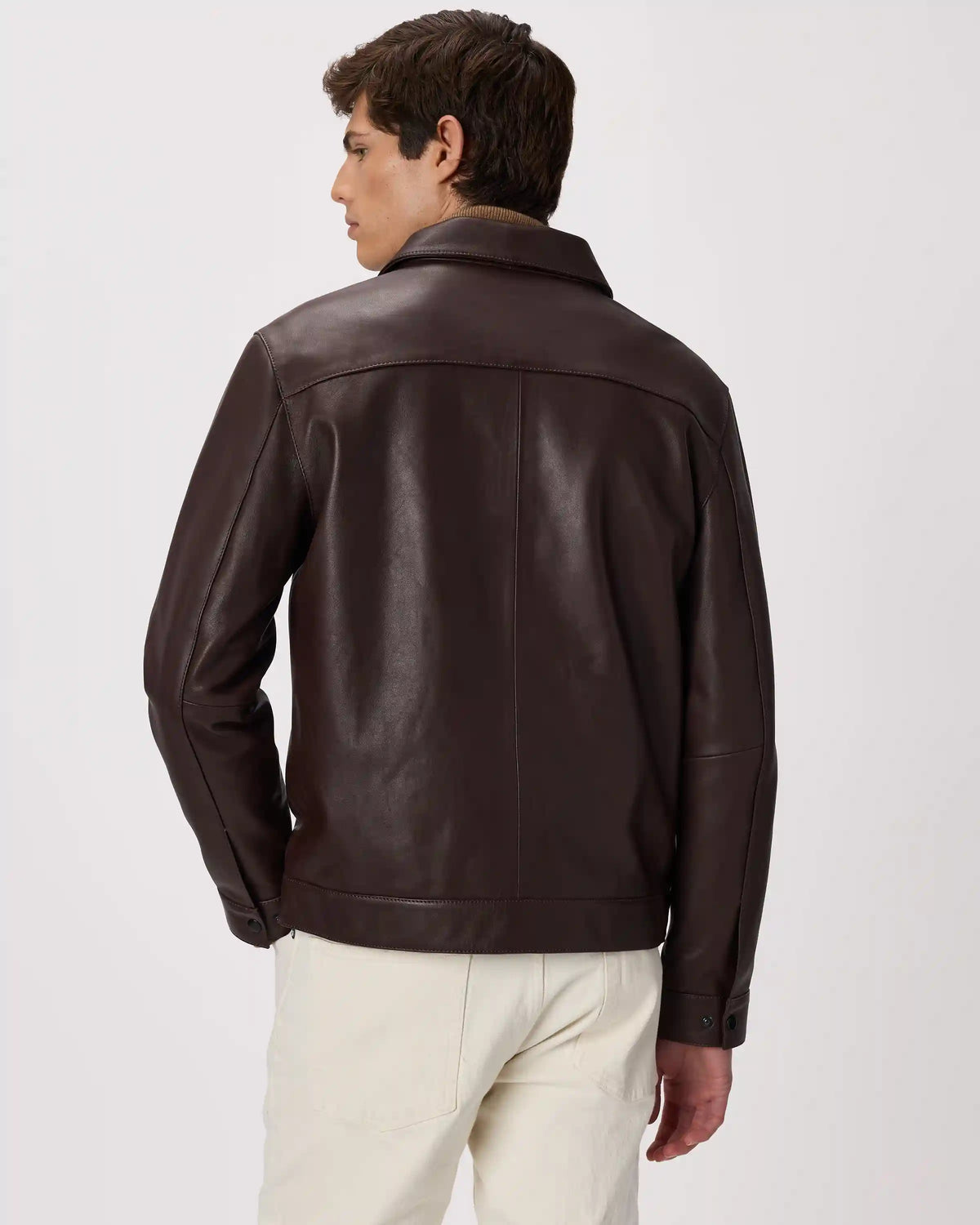 100% Leather Harrington Jacket