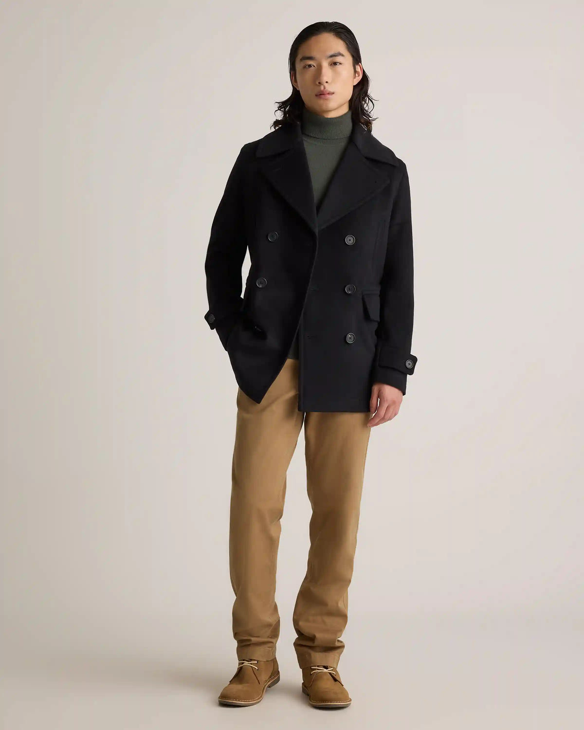 Italian Wool Peacoat