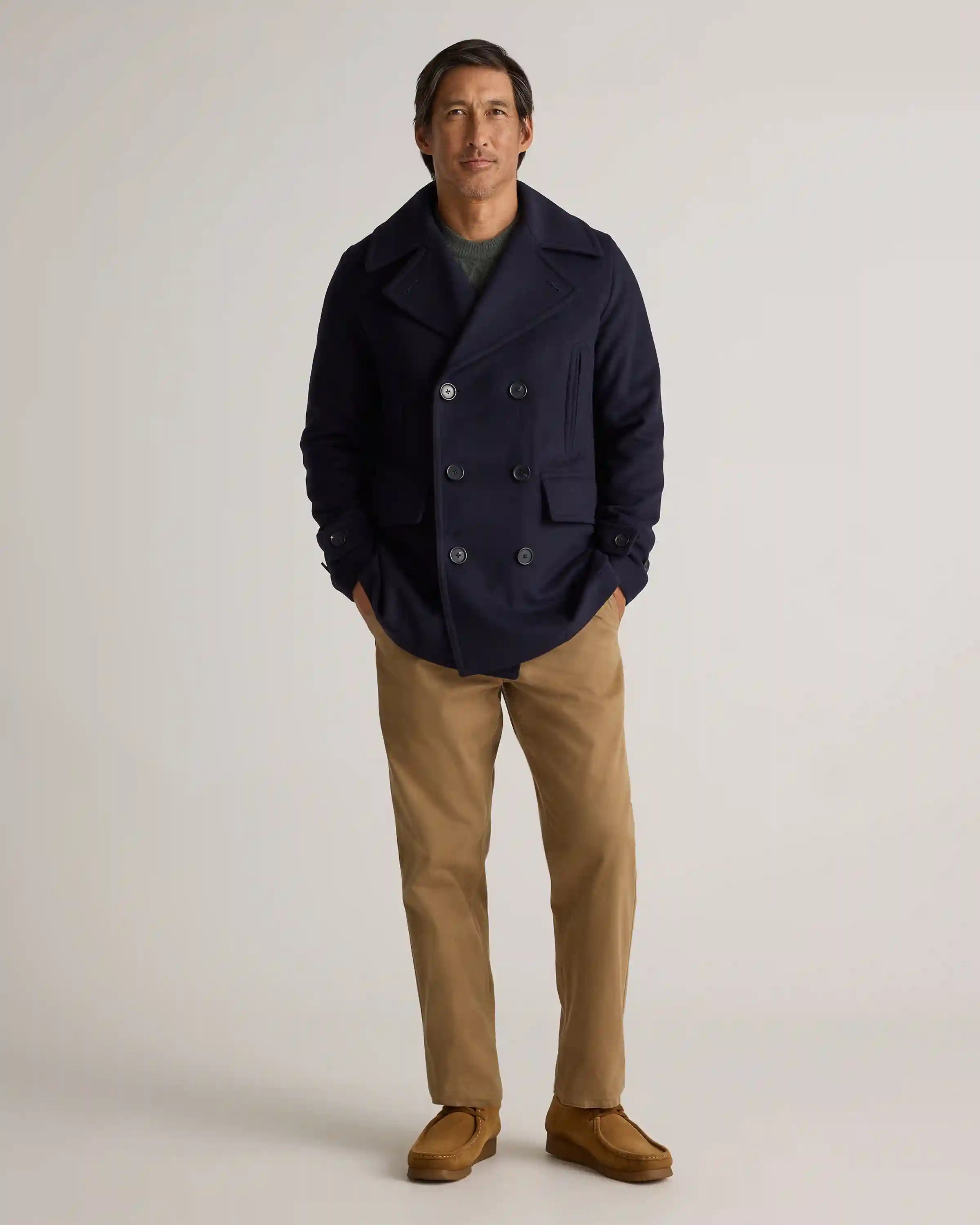 Italian Wool Peacoat
