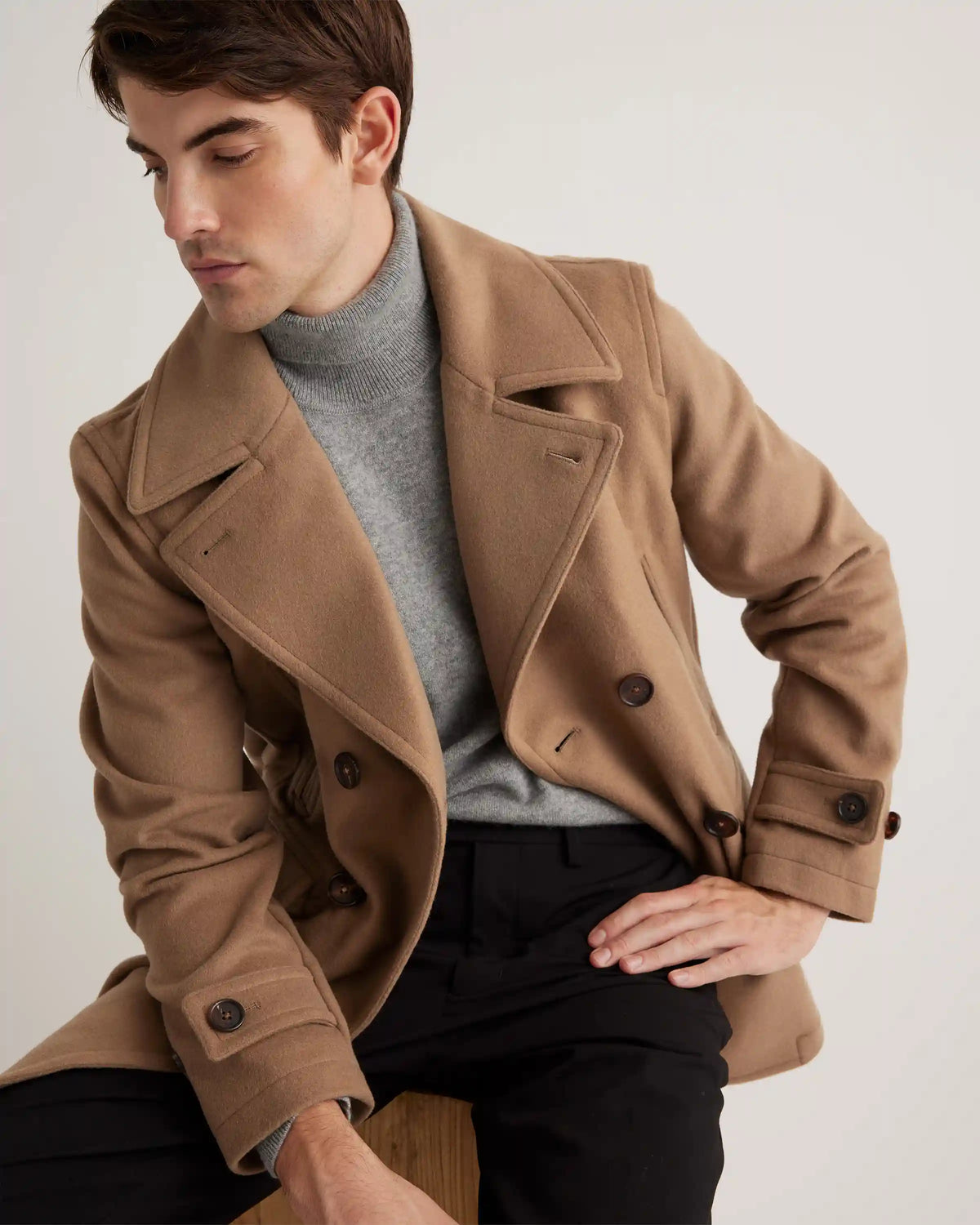 Italian Wool Peacoat