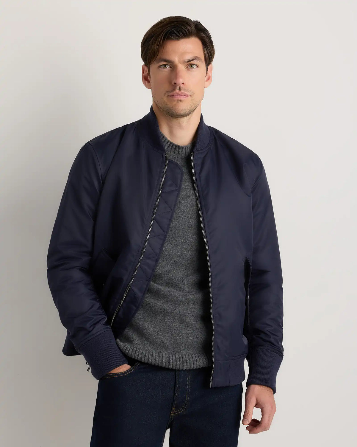 Flight Nylon Bomber Jacket