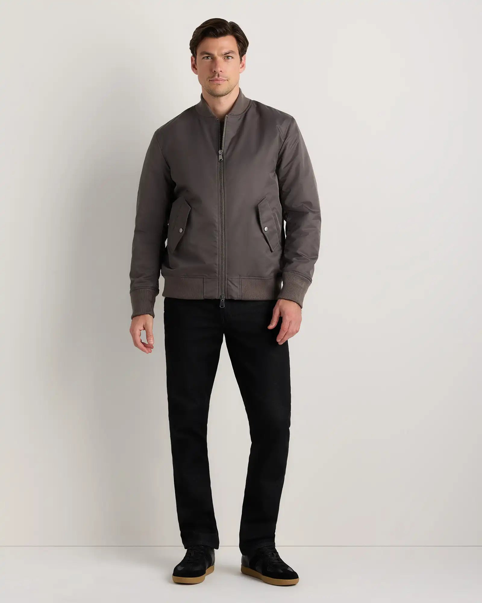 Flight Nylon Bomber Jacket