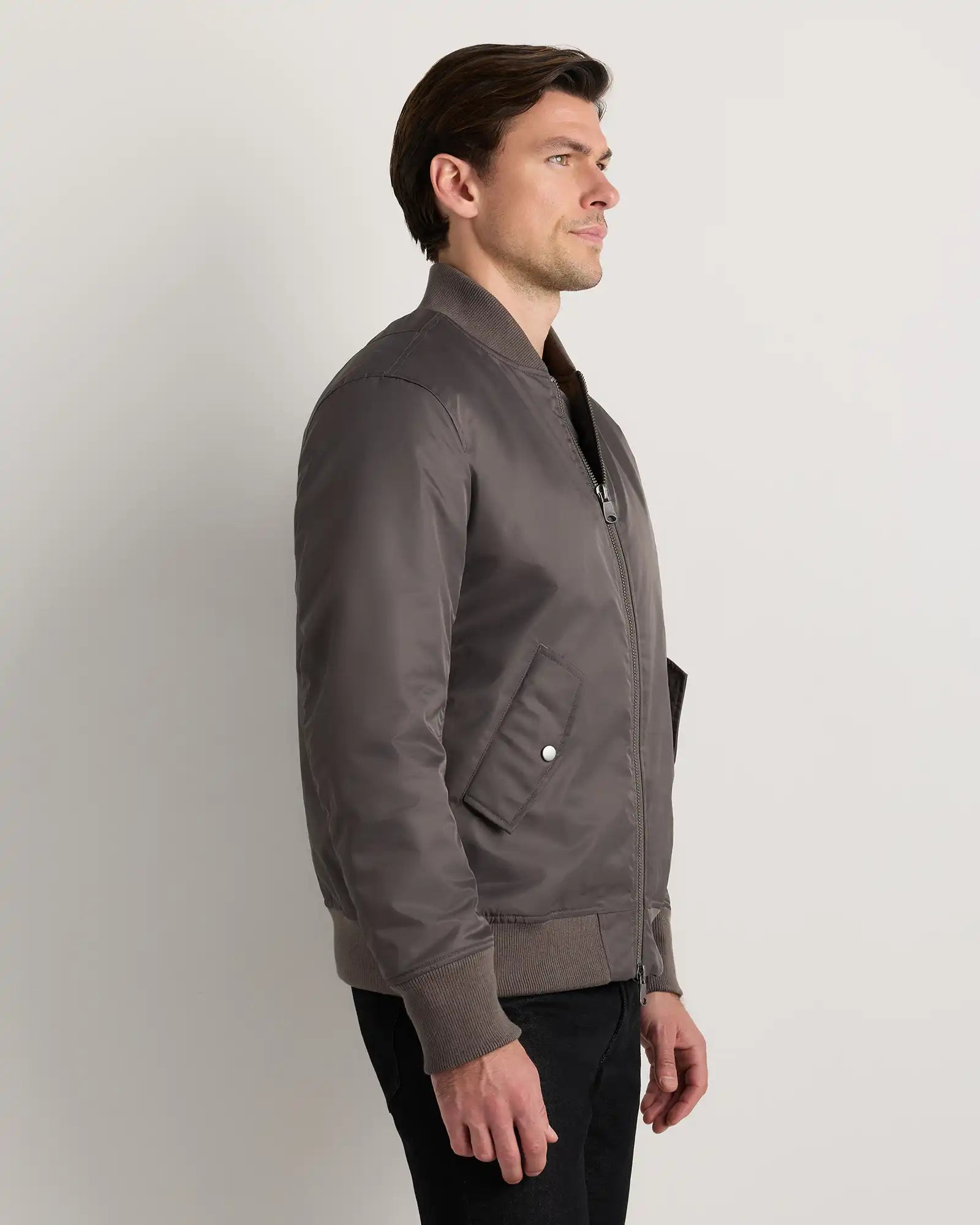 Flight Nylon Bomber Jacket