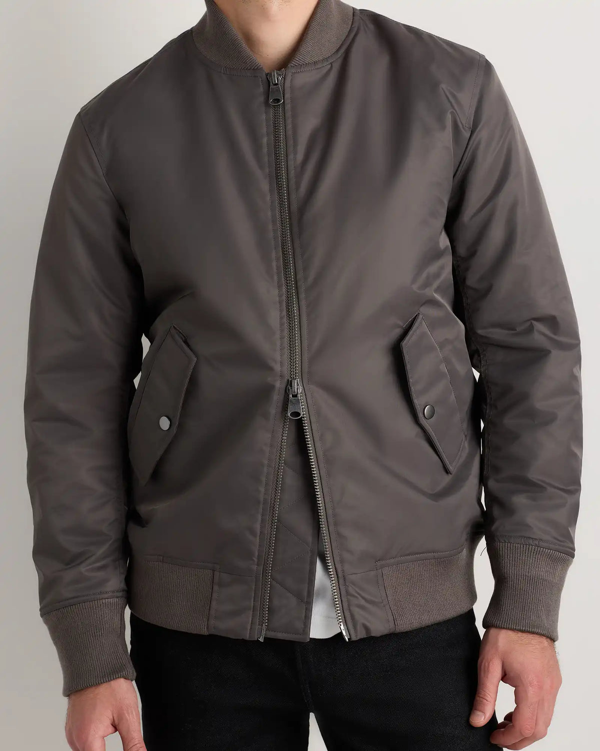 Flight Nylon Bomber Jacket