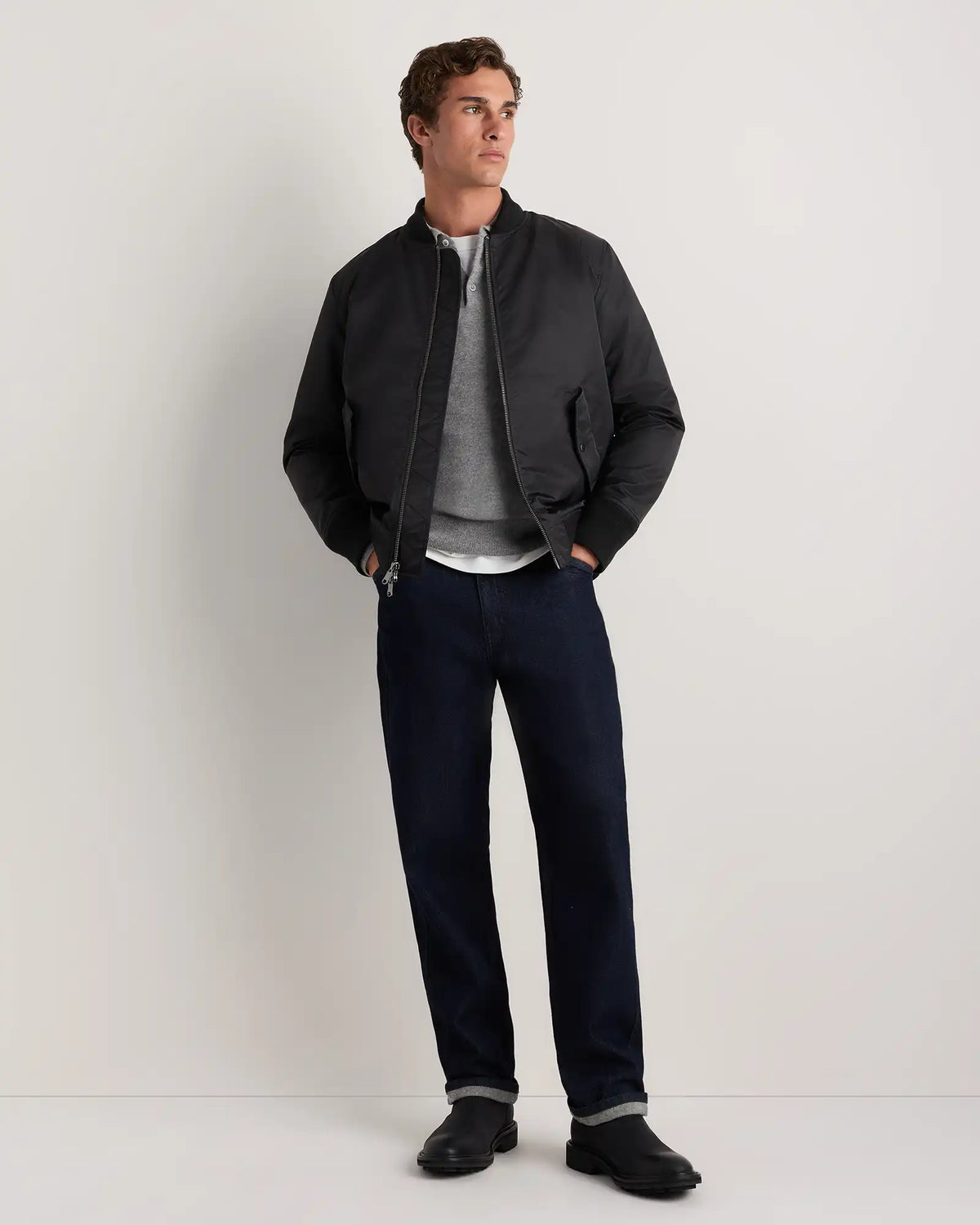 Flight Nylon Bomber Jacket