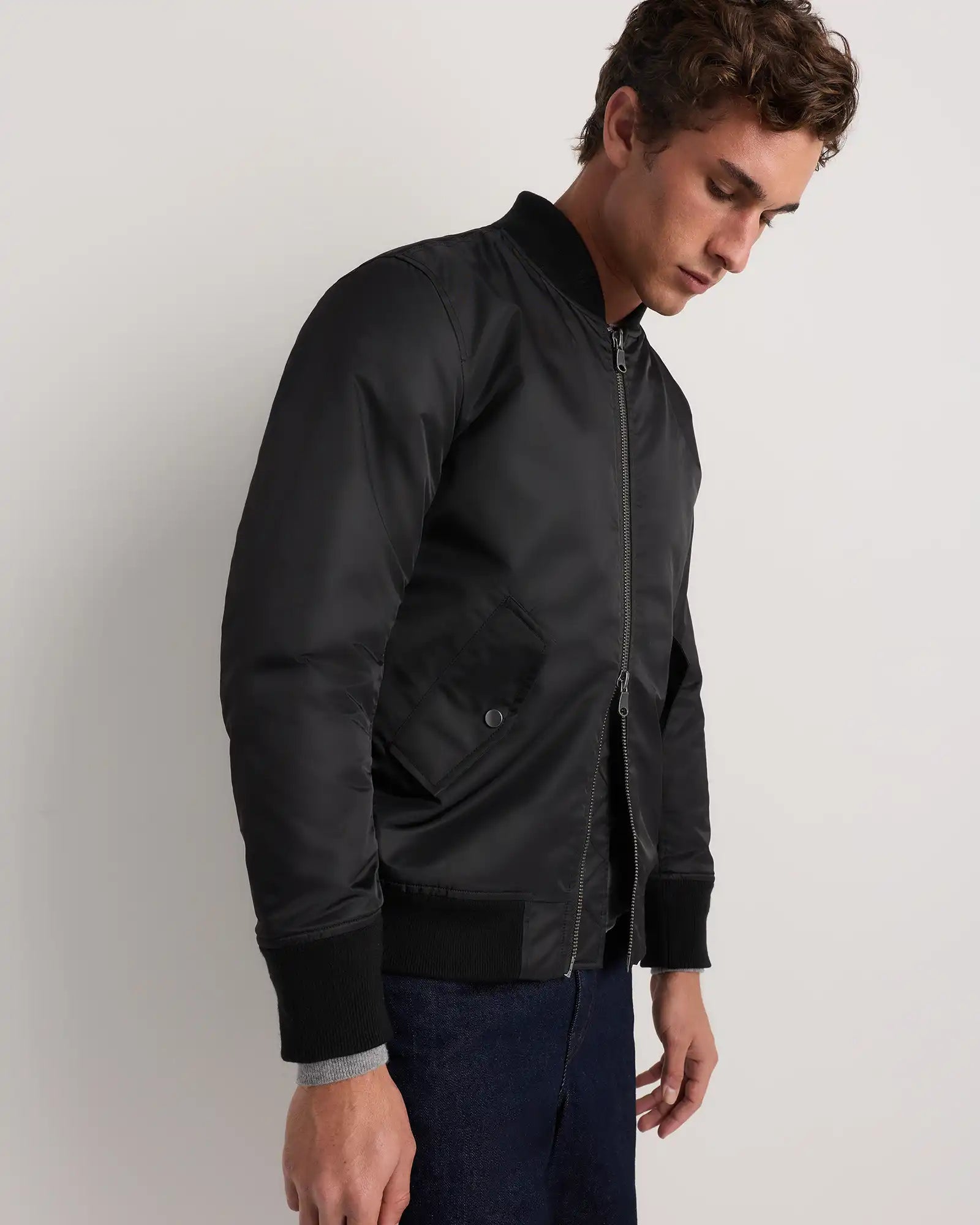 Flight Nylon Bomber Jacket