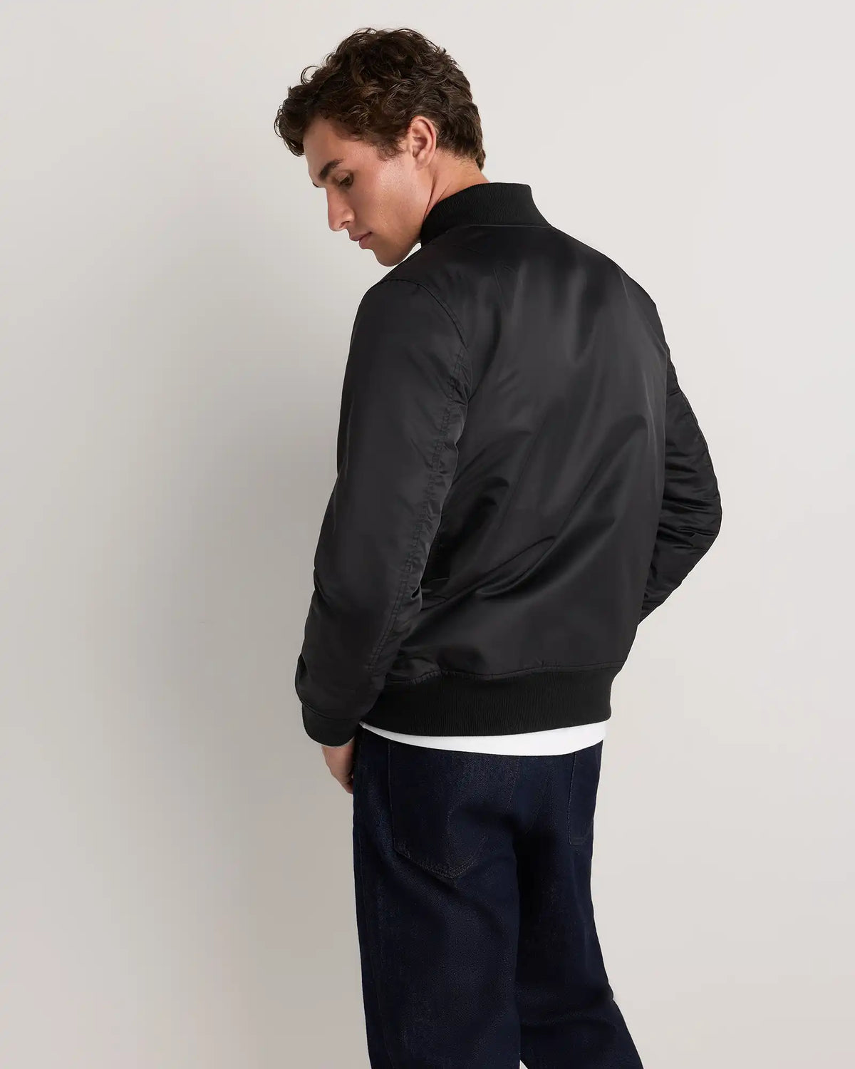Flight Nylon Bomber Jacket