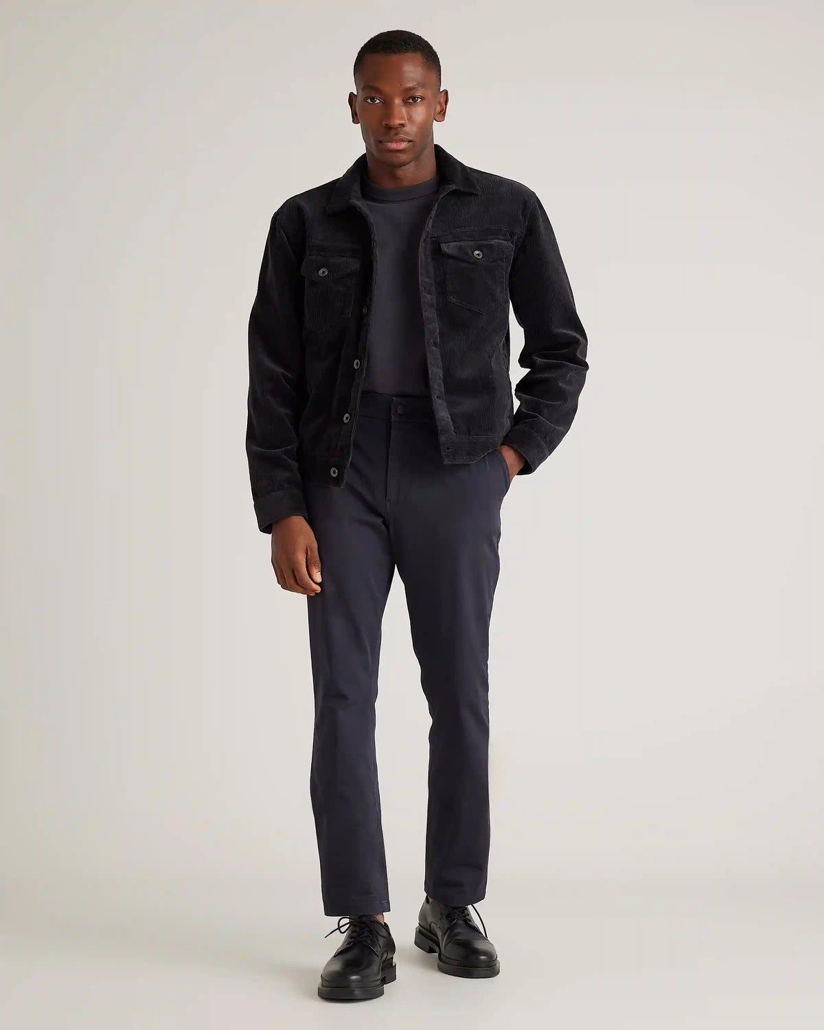 Organic Stretch Corduroy Trucker Jacket